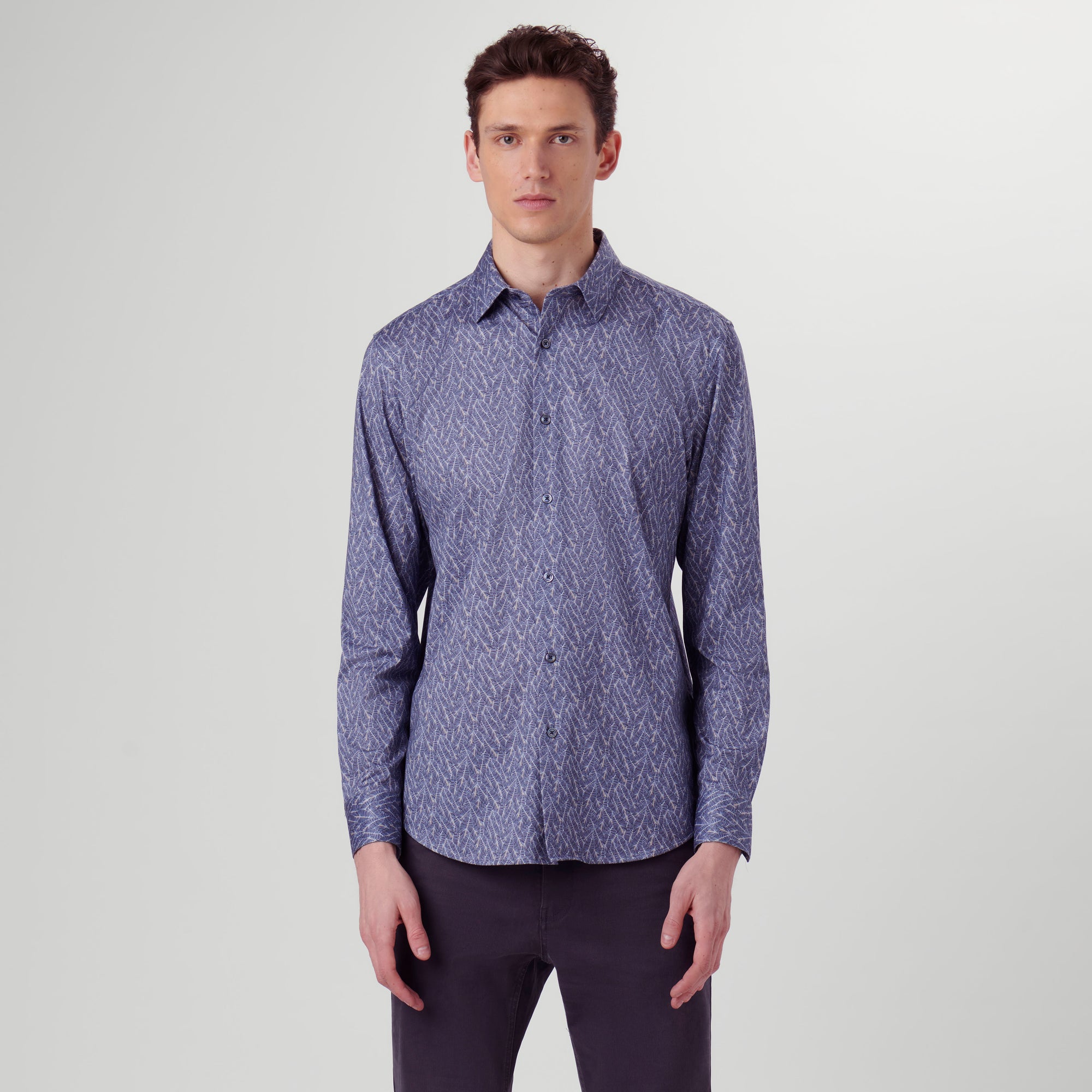 James Abstract Print OoohCotton Shirt