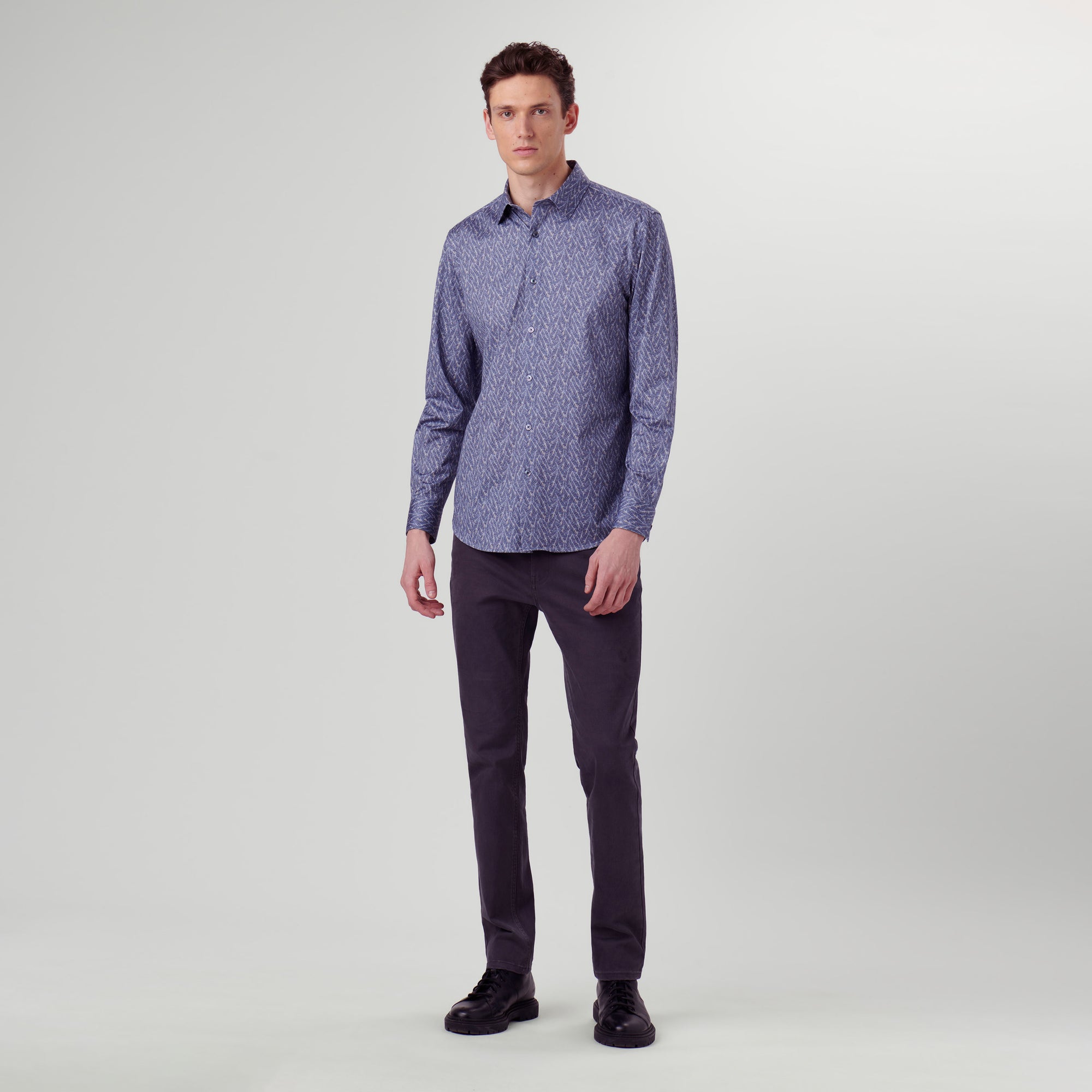 James Abstract Print OoohCotton Shirt