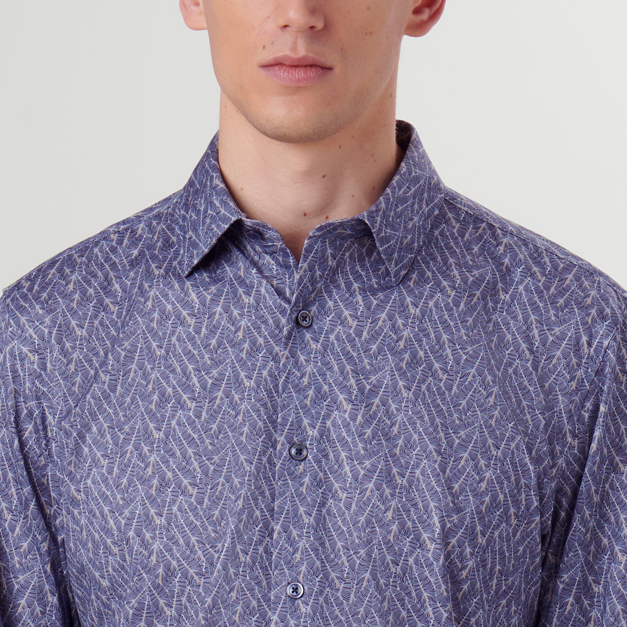 James Abstract Print OoohCotton Shirt