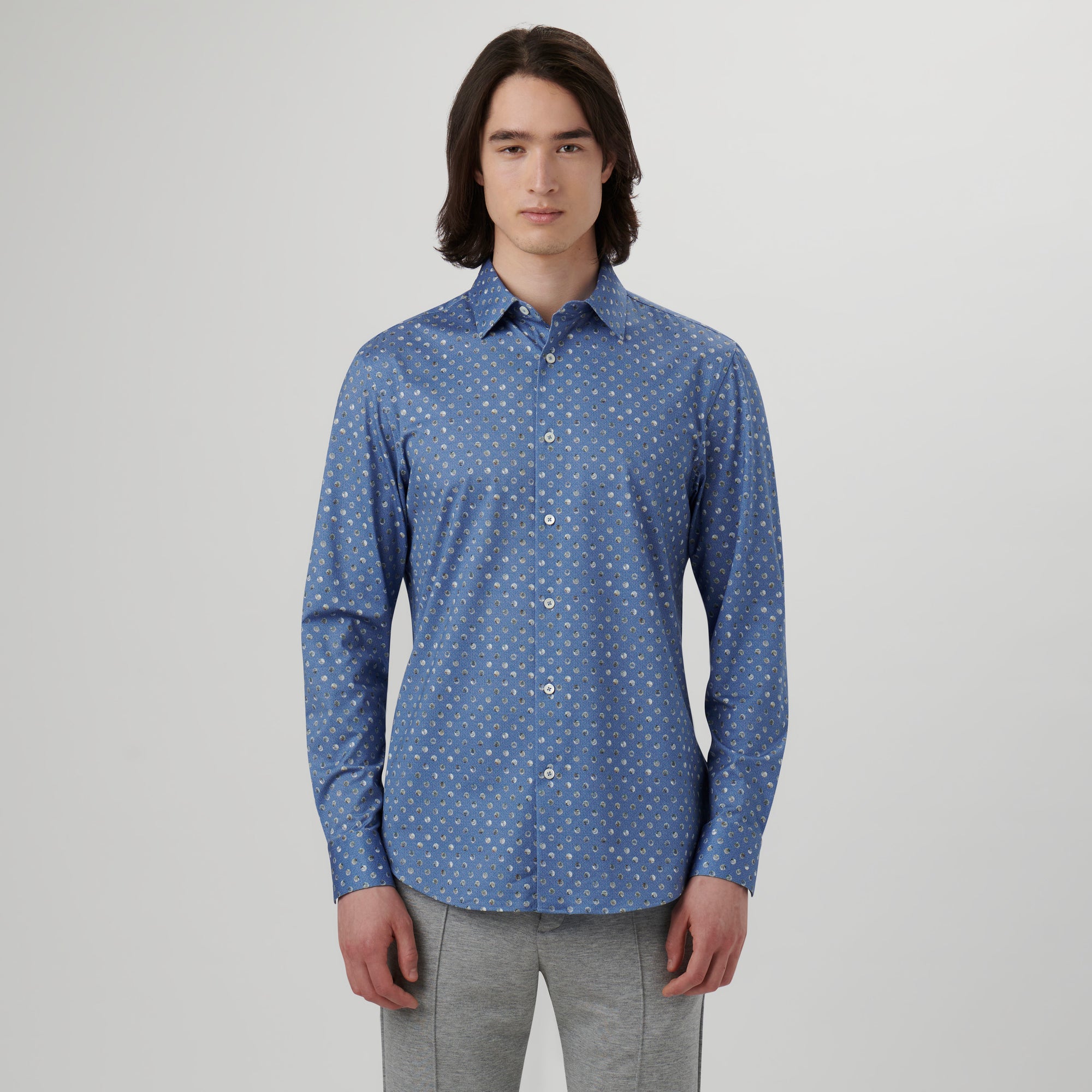 James Abstract Print OoohCotton Shirt