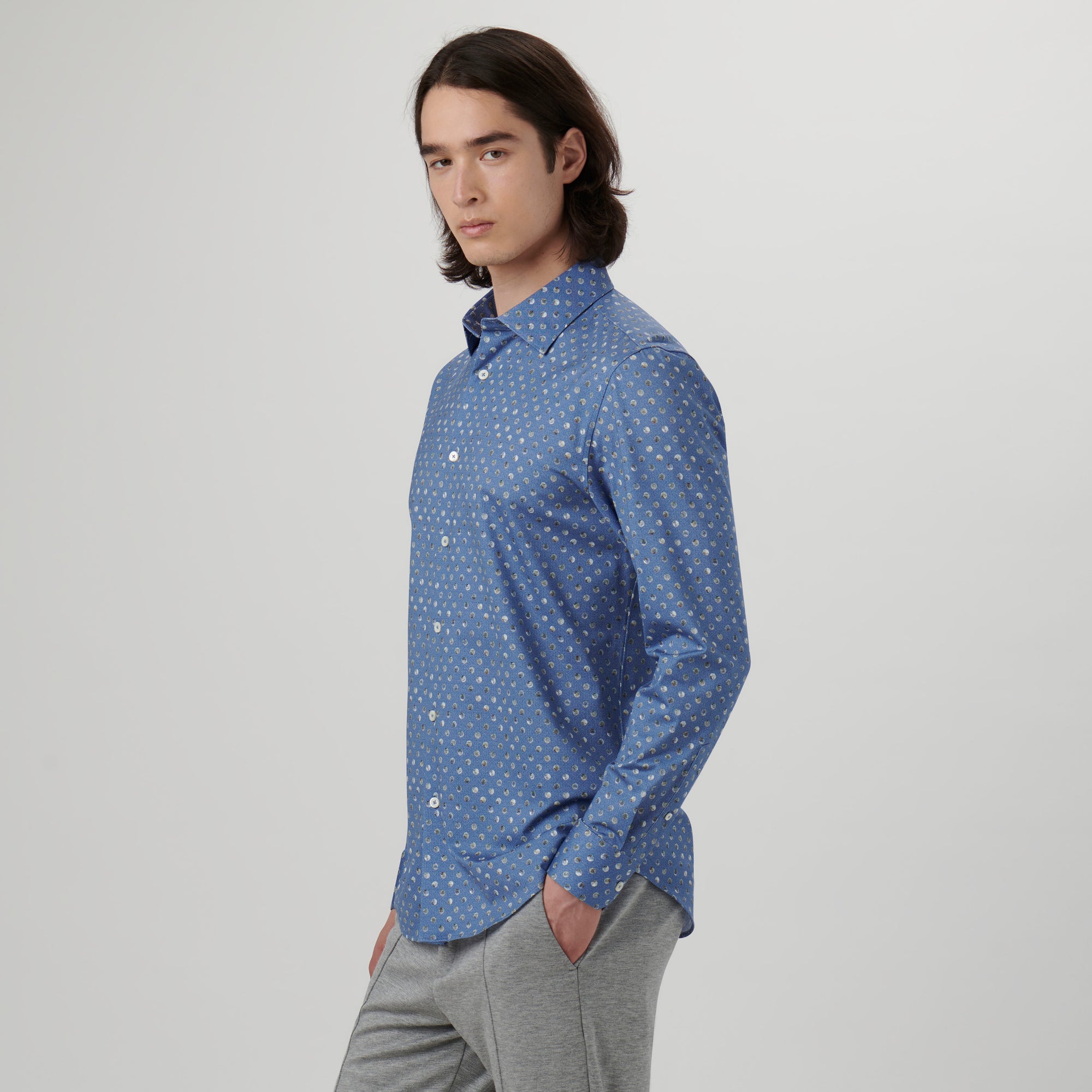 James Abstract Print OoohCotton Shirt