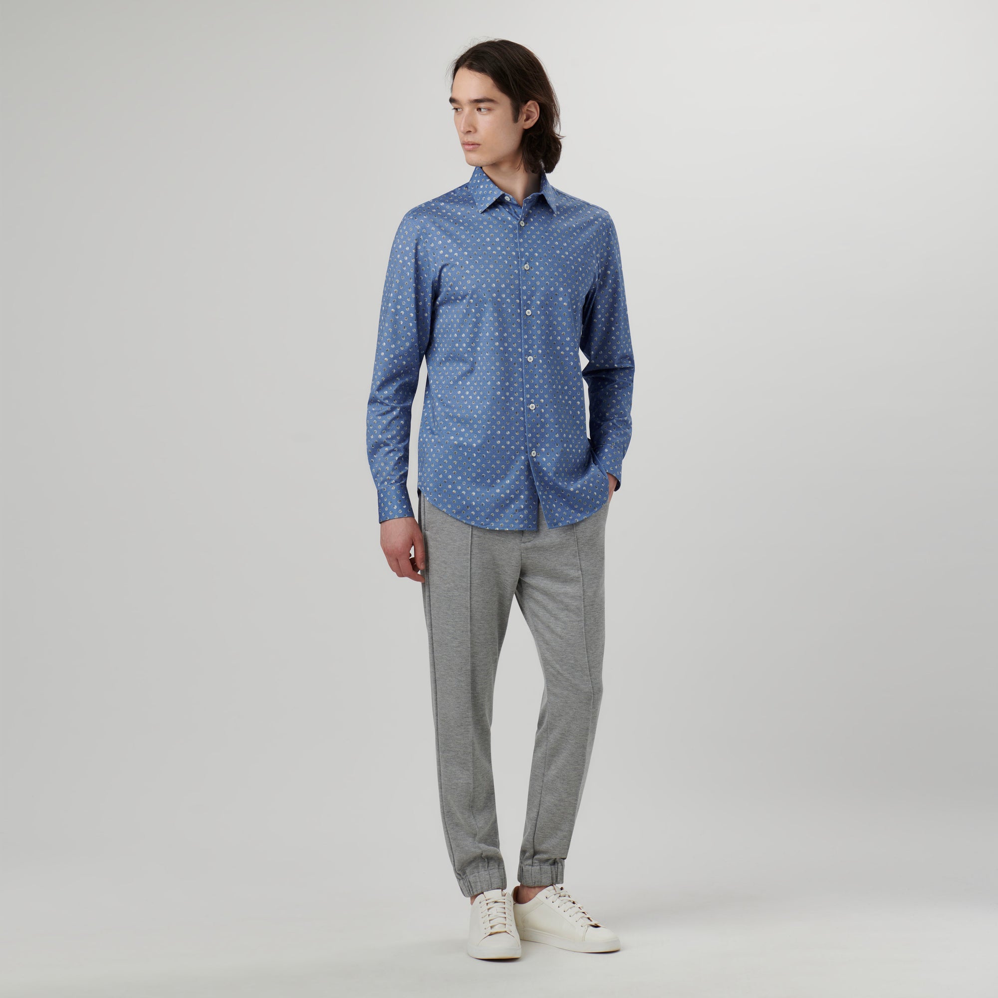 James Abstract Print OoohCotton Shirt