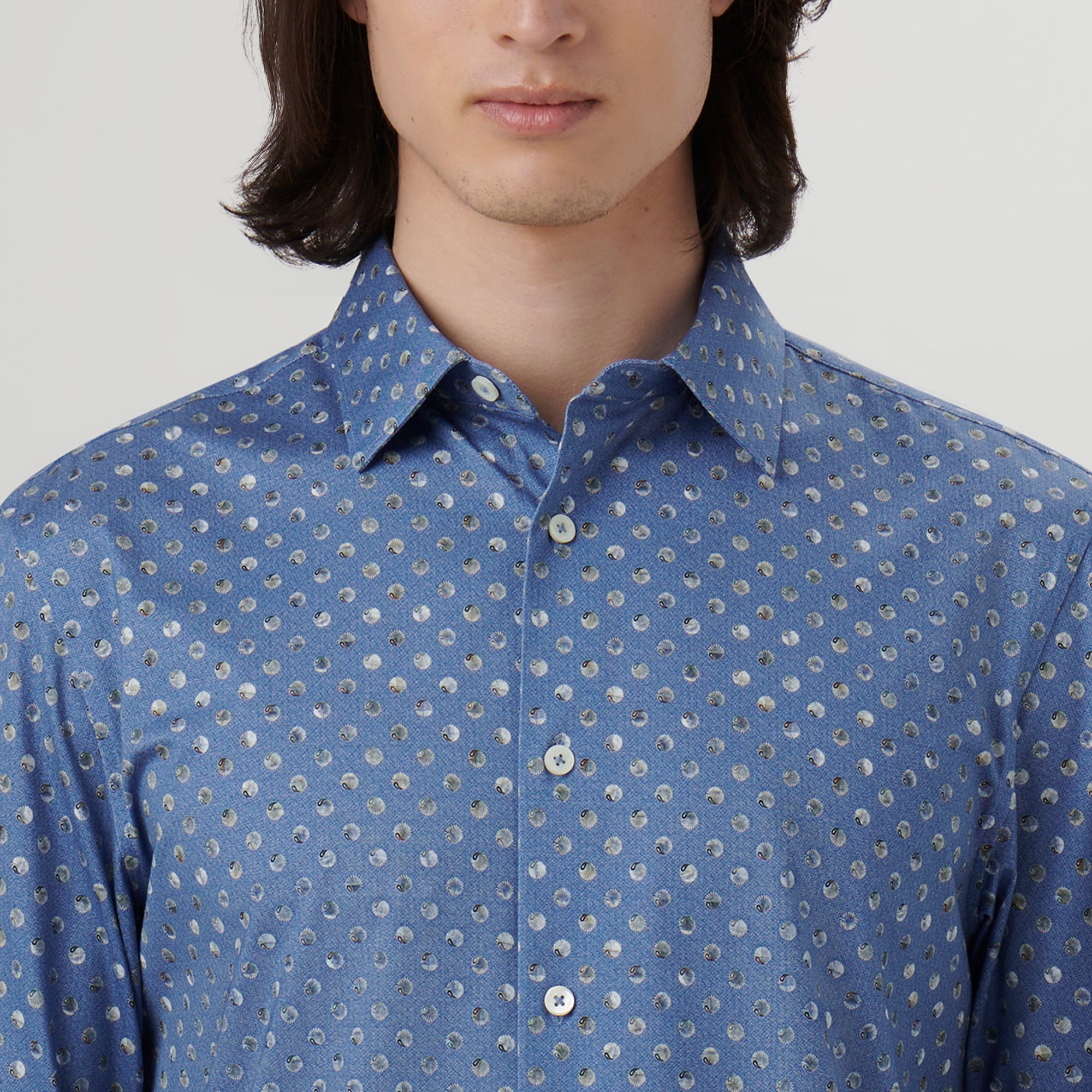 James Abstract Print OoohCotton Shirt