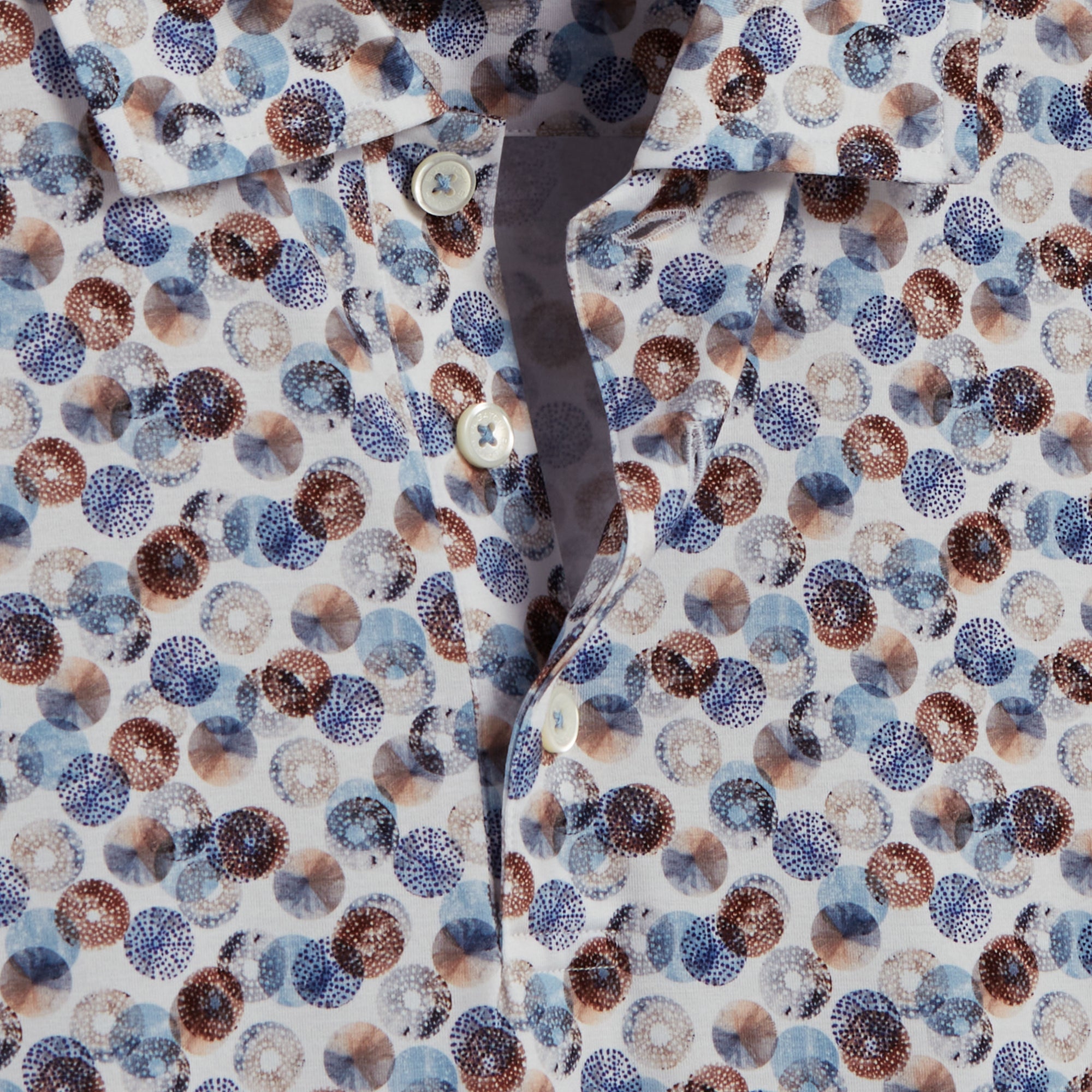 Victor Abstract Print OoohCotton Polo