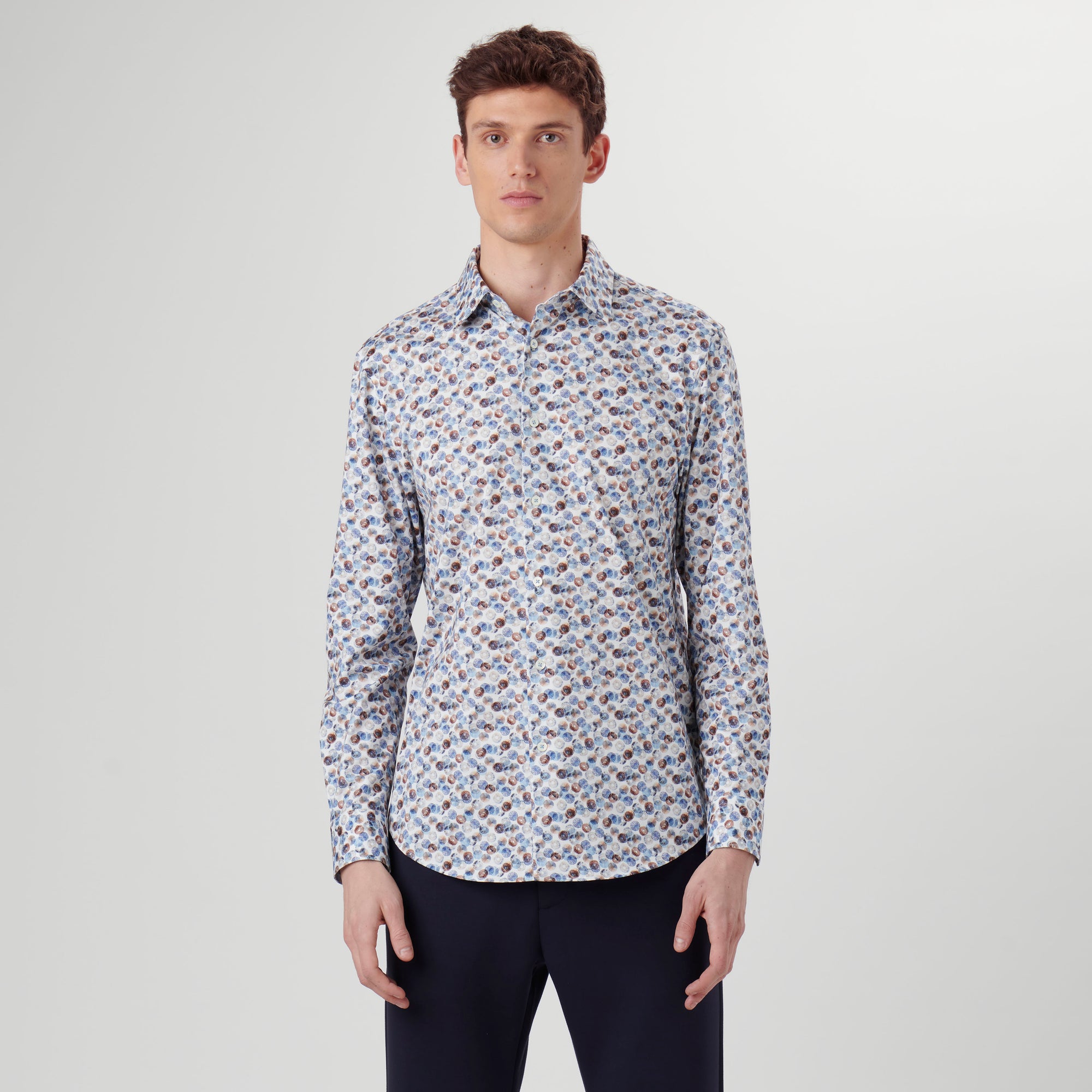 James Abstract Print OoohCotton Shirt