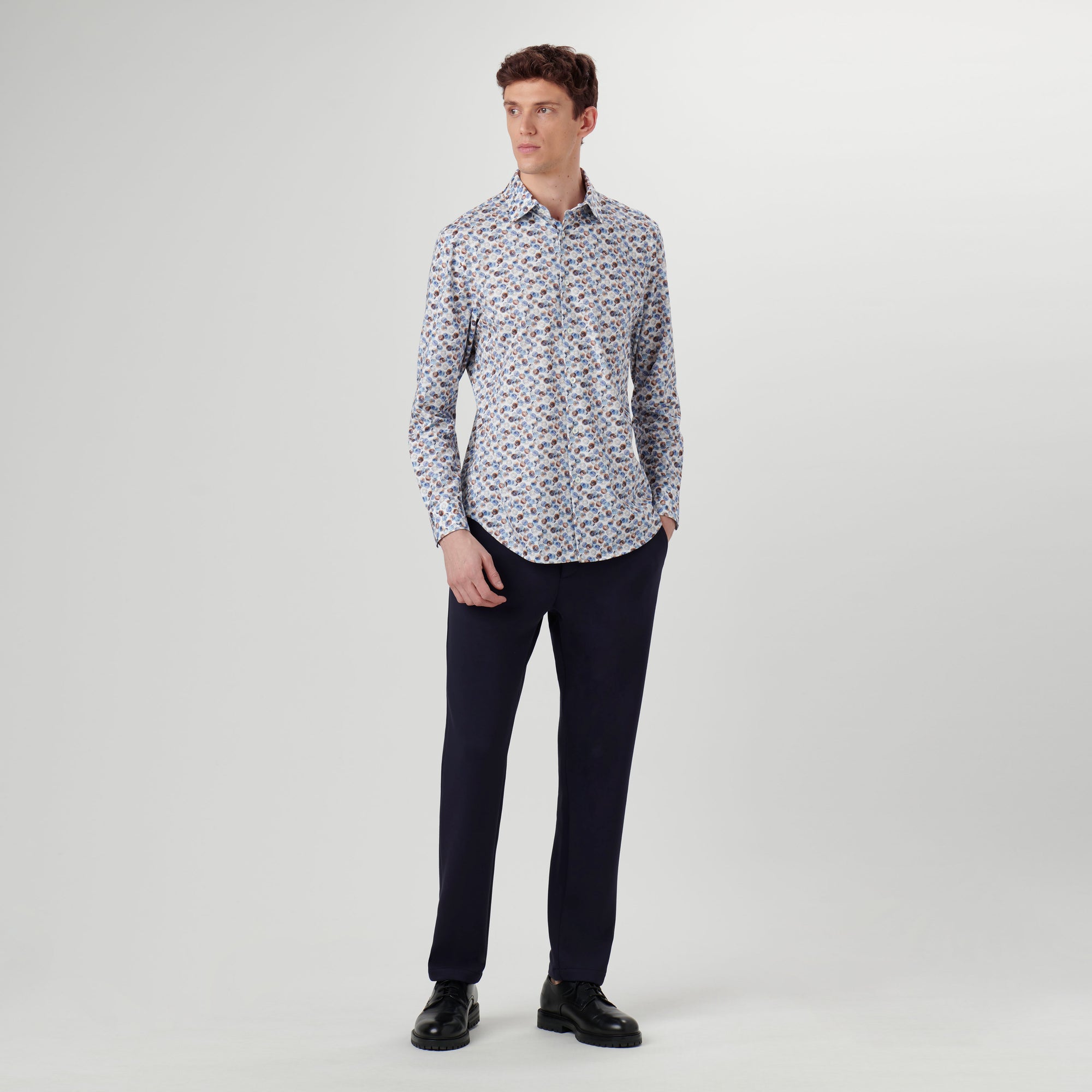 James Abstract Print OoohCotton Shirt