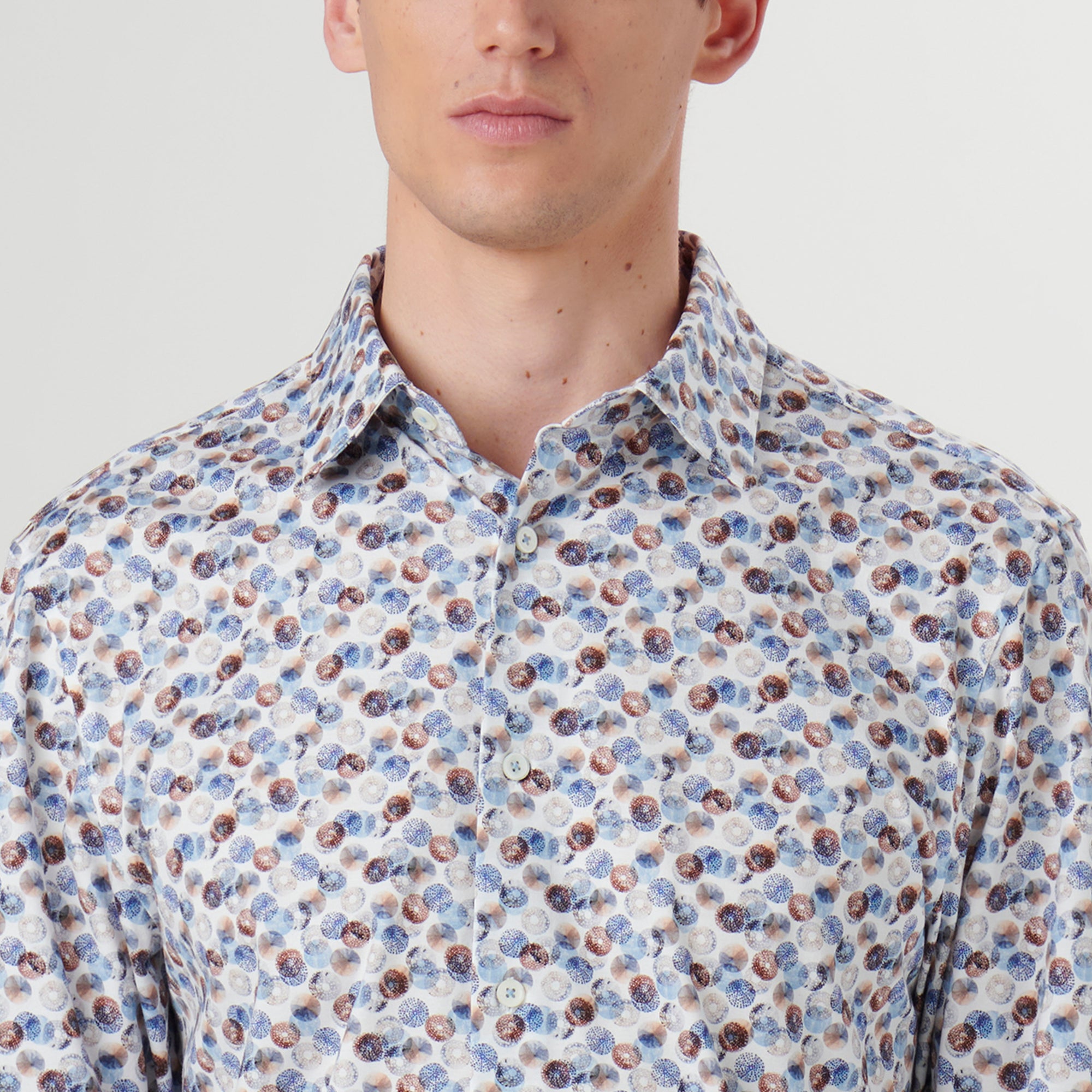James Abstract Print OoohCotton Shirt