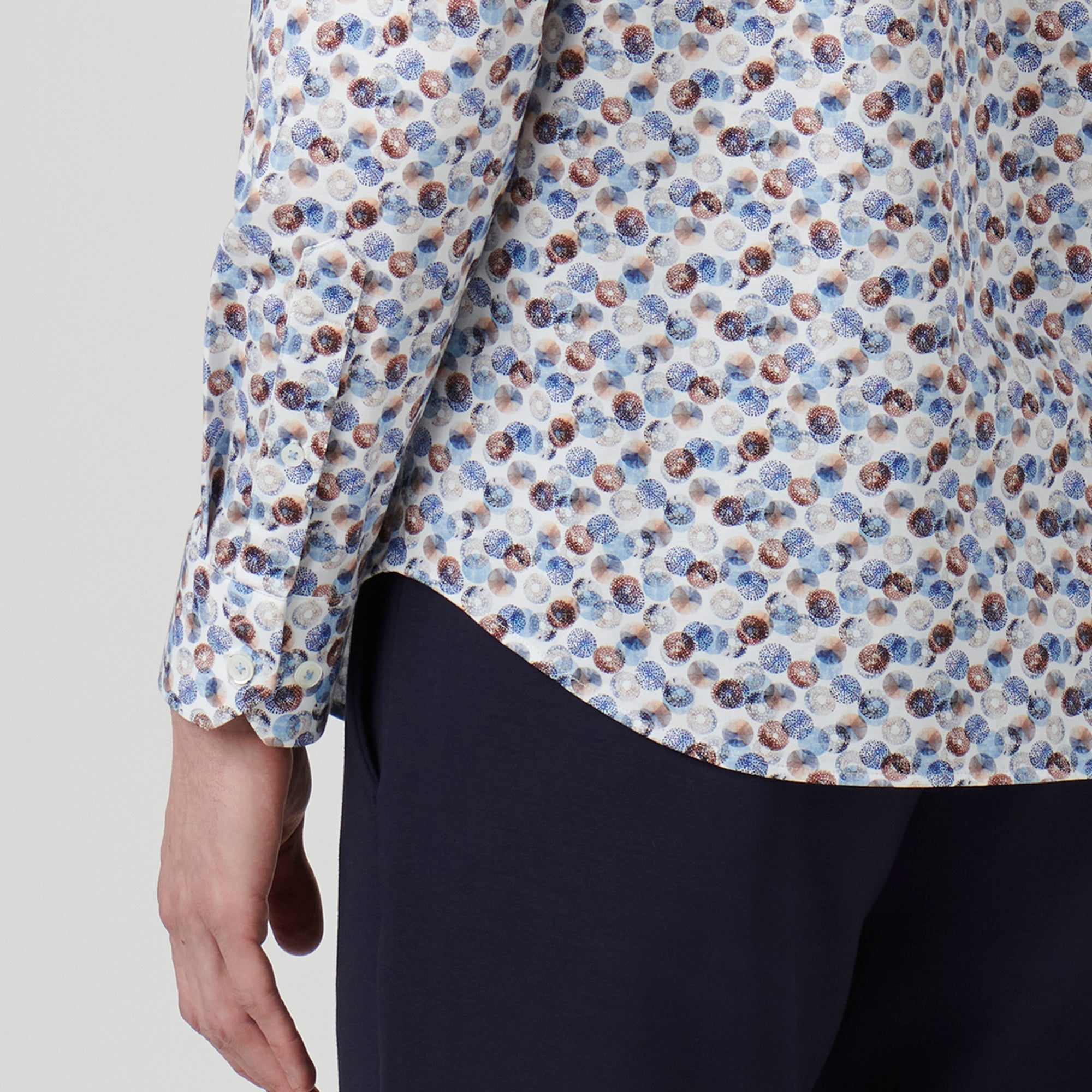 James Abstract Print OoohCotton Shirt