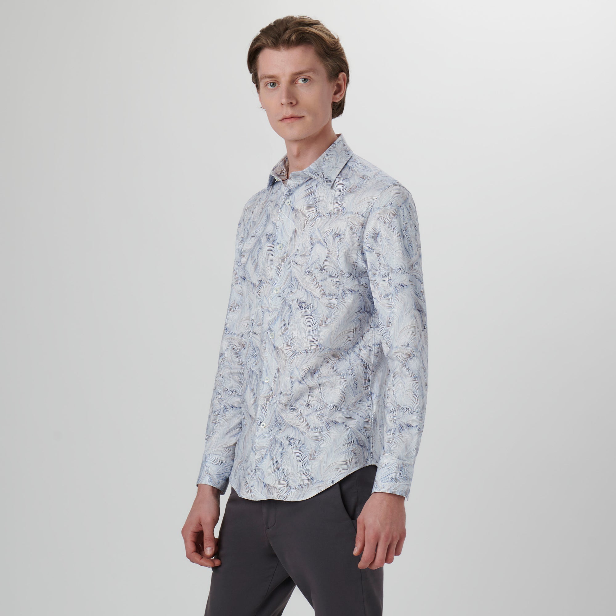 James Abstract Print OoohCotton Shirt