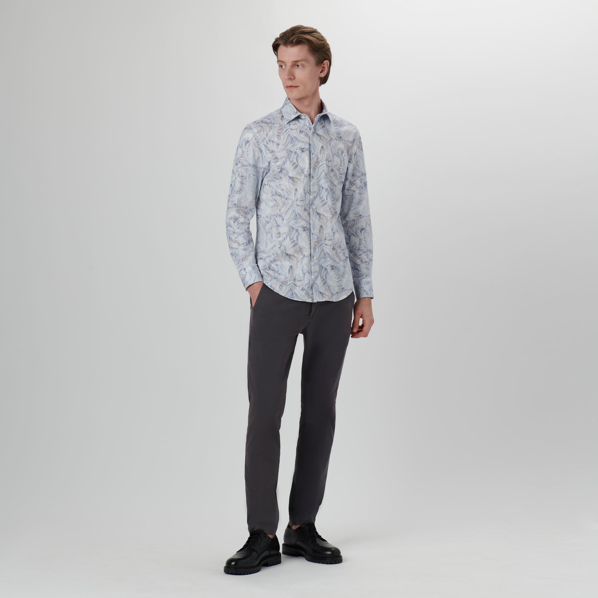 James Abstract Print OoohCotton Shirt