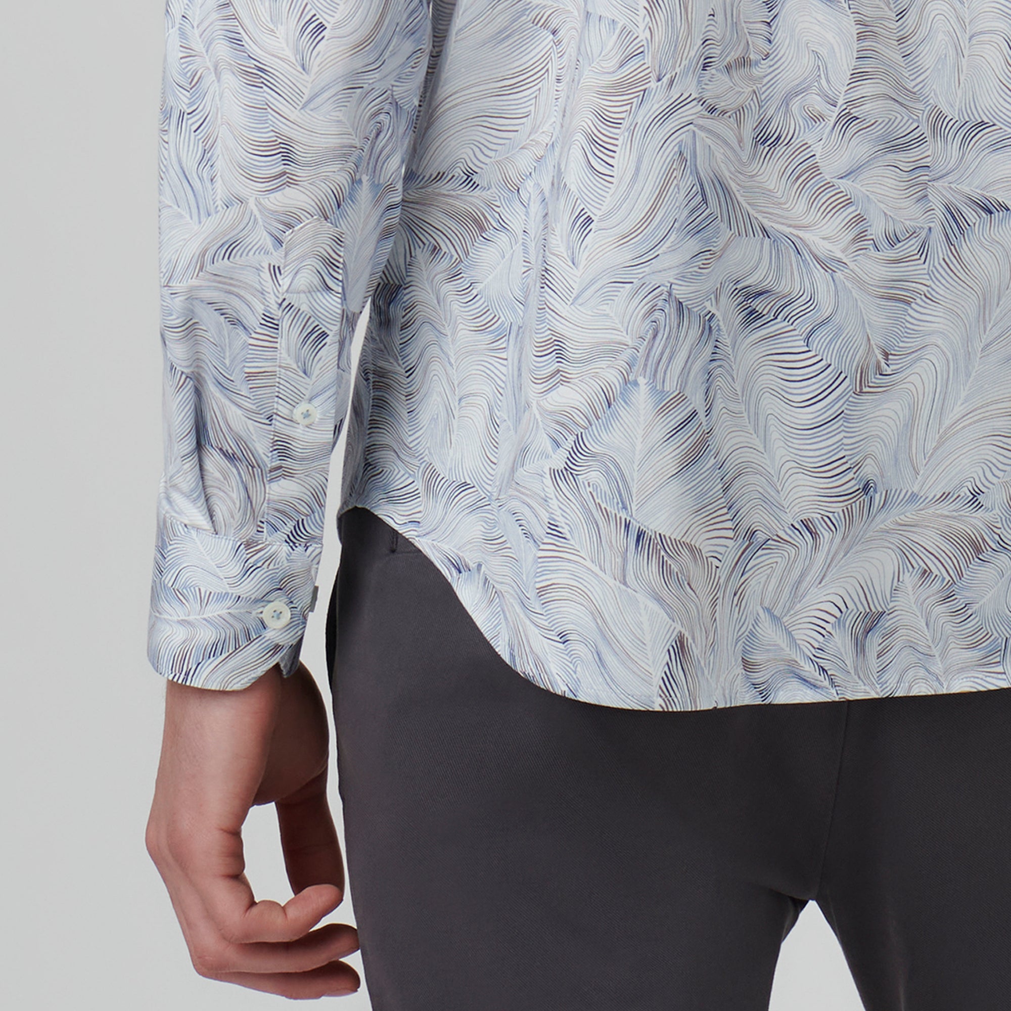 James Abstract Print OoohCotton Shirt