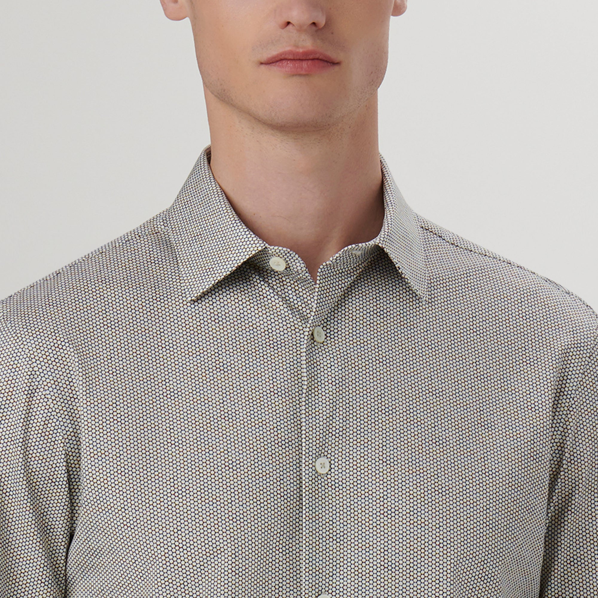 James Honeycomb Check OoohCotton Shirt