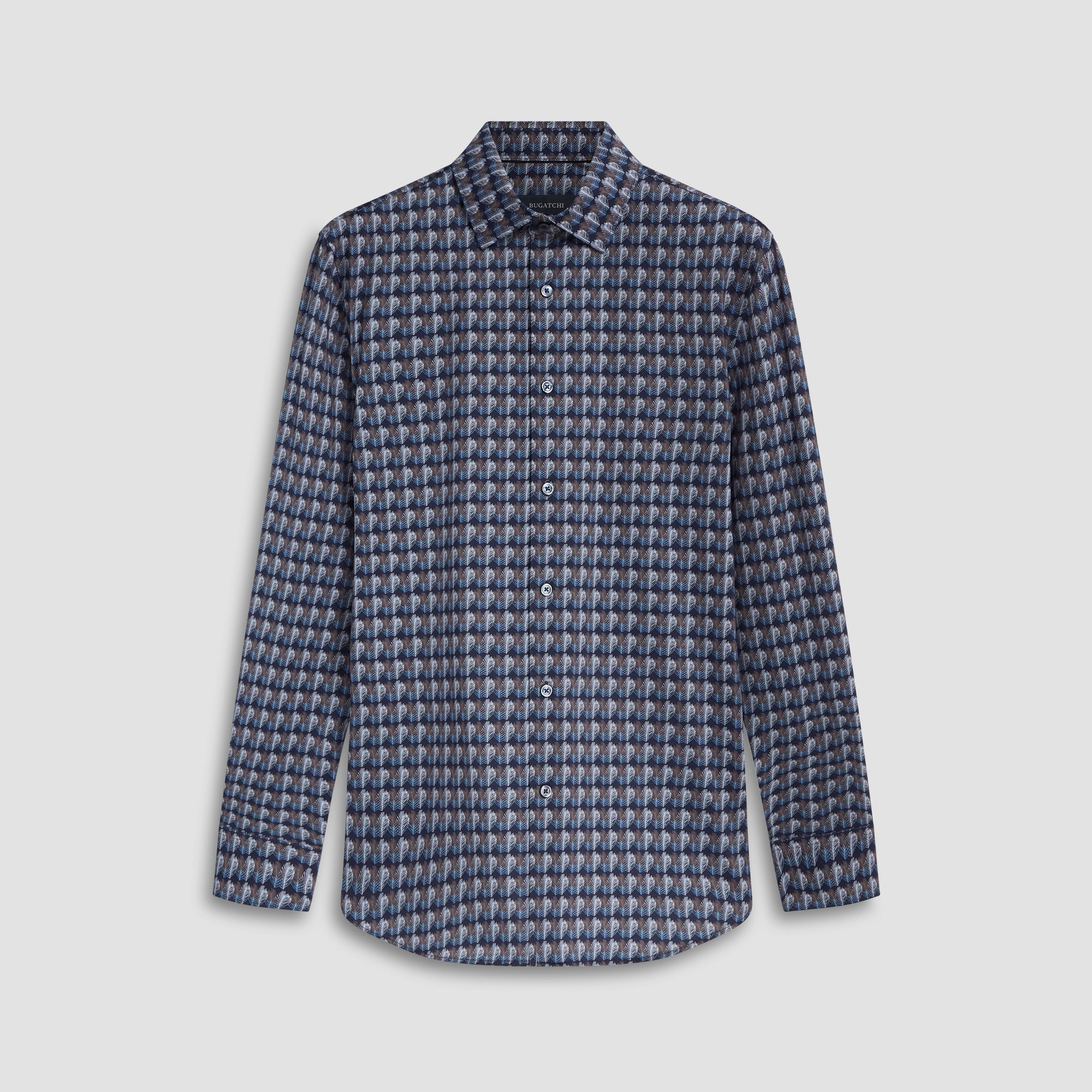 James Leaf Print OoohCotton Shirt