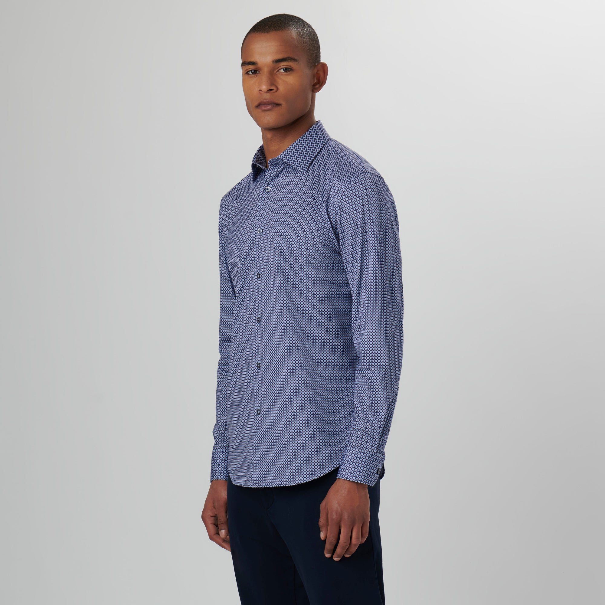 James Abstract Print OoohCotton Shirt