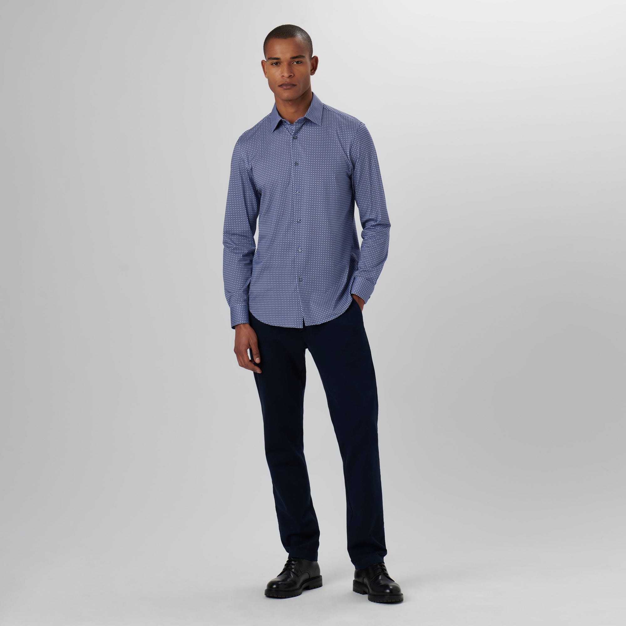 James Abstract Print OoohCotton Shirt