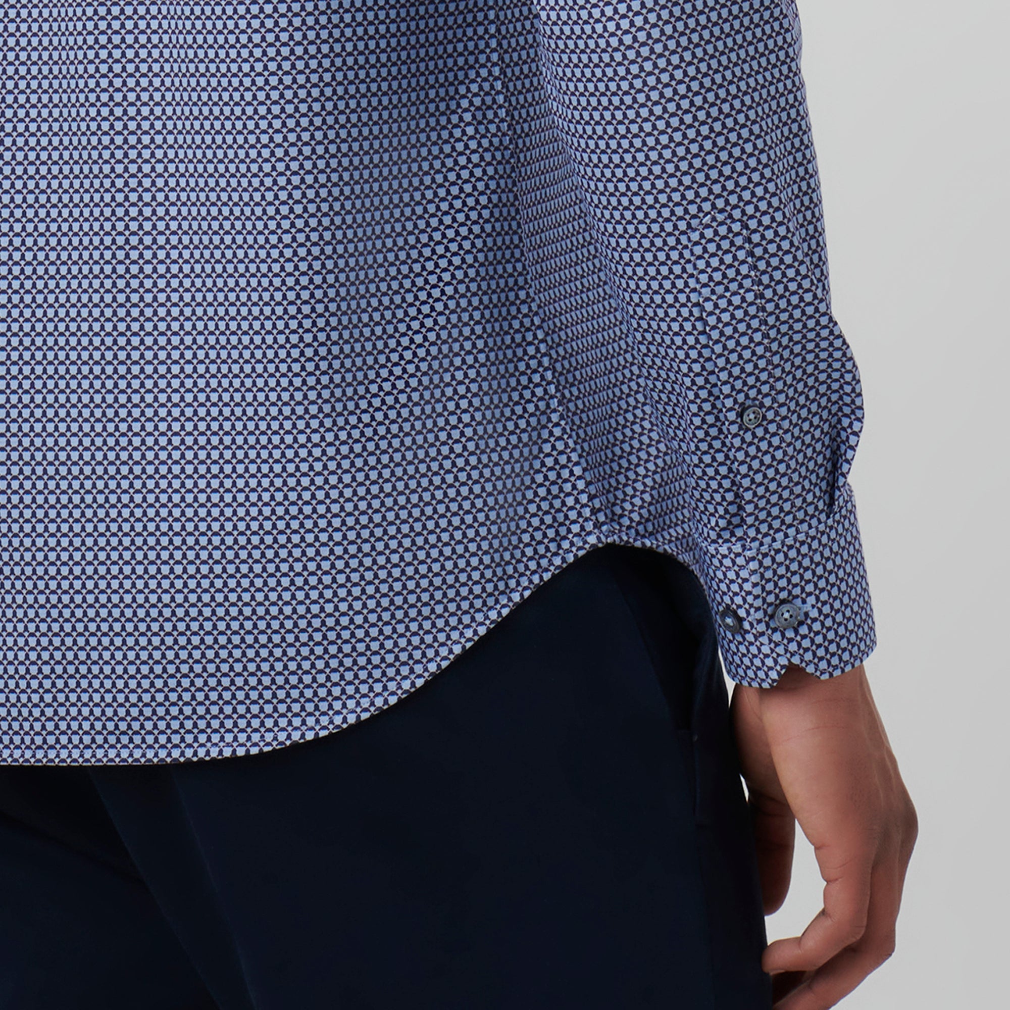 James Abstract Print OoohCotton Shirt