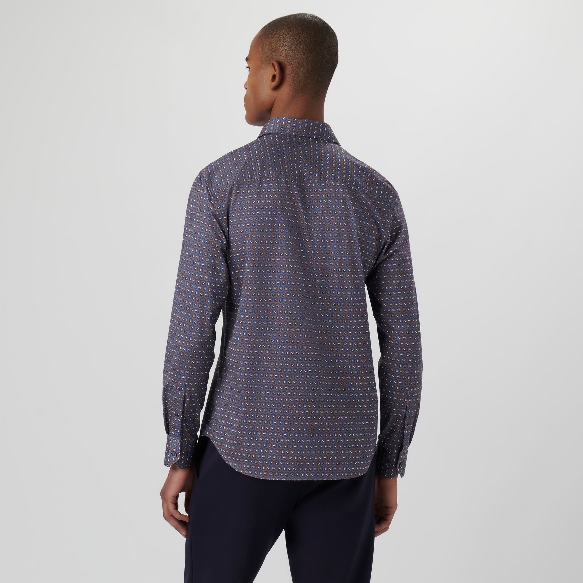 James Honeycomb Check OoohCotton Shirt