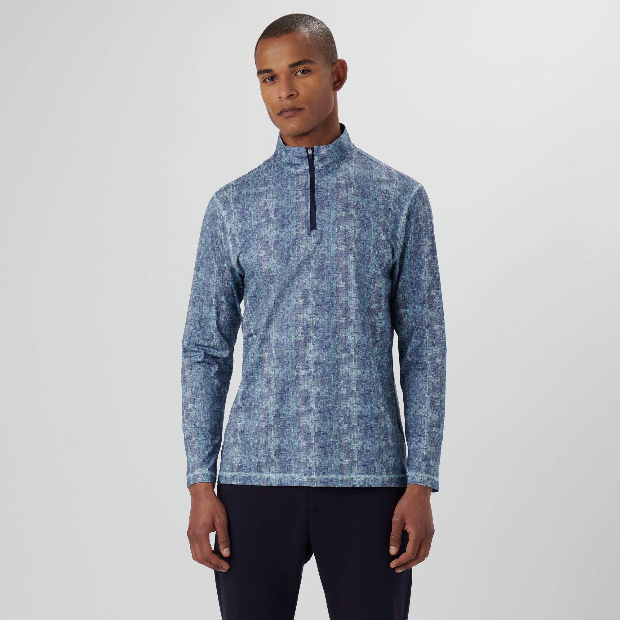 Anthony Abstract OoohCotton Quarter Zip Pullover