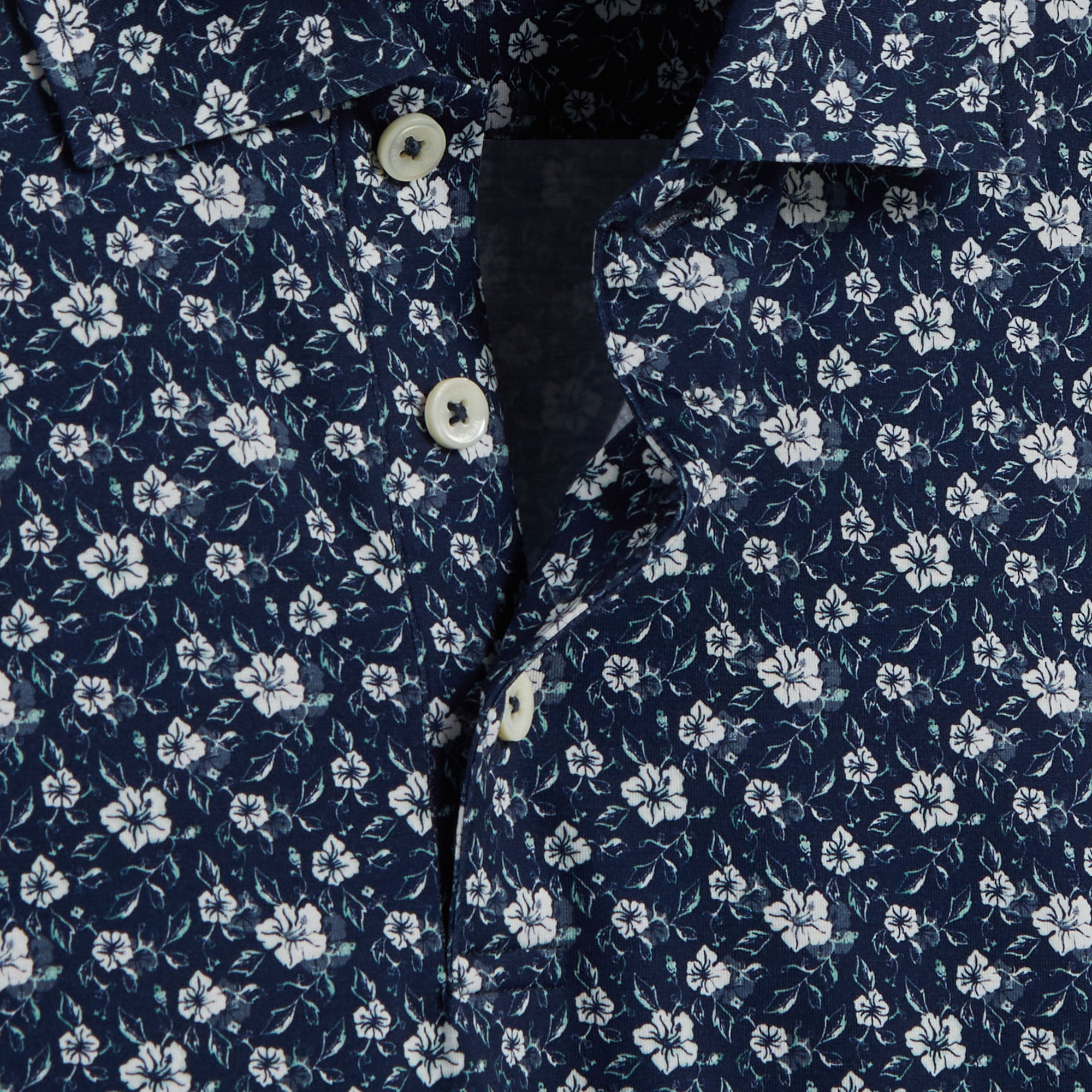 Victor Floral Pin Check OoohCotton Polo