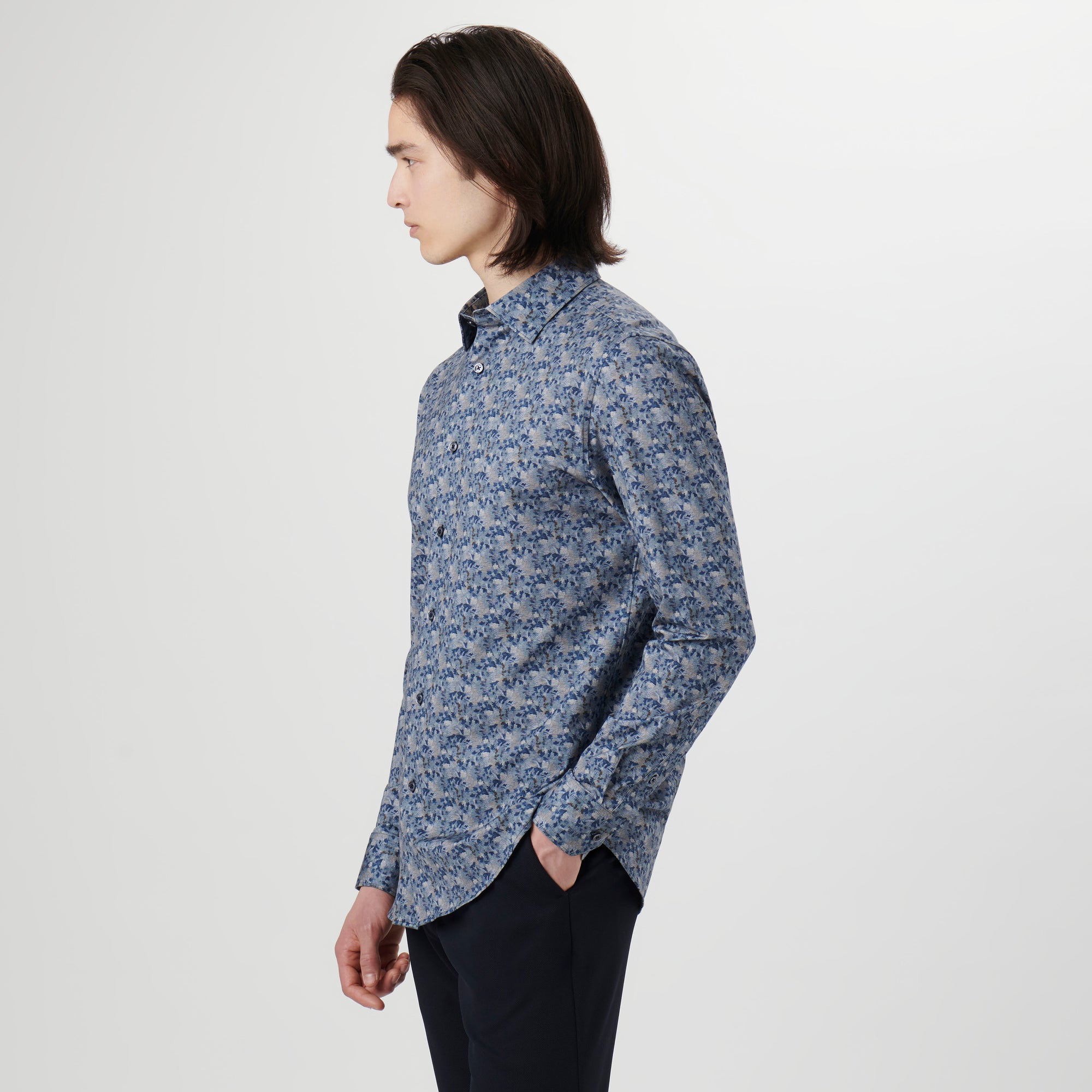 James Abstract Print OoohCotton Shirt