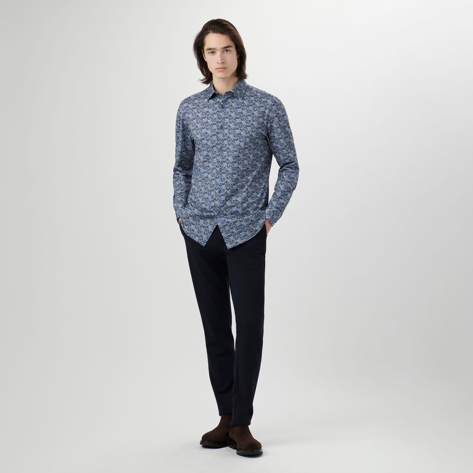 James Abstract Print OoohCotton Shirt