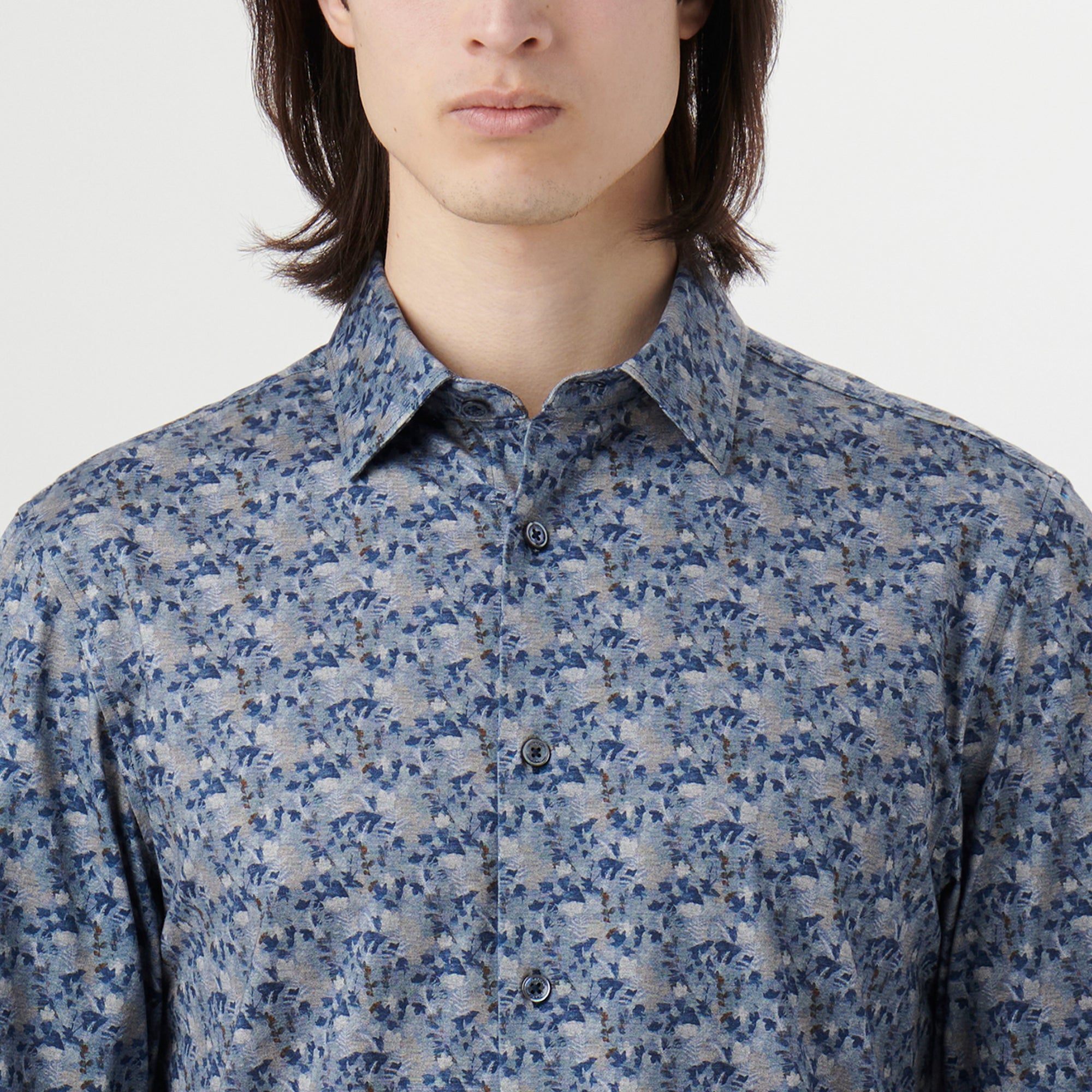 James Abstract Print OoohCotton Shirt