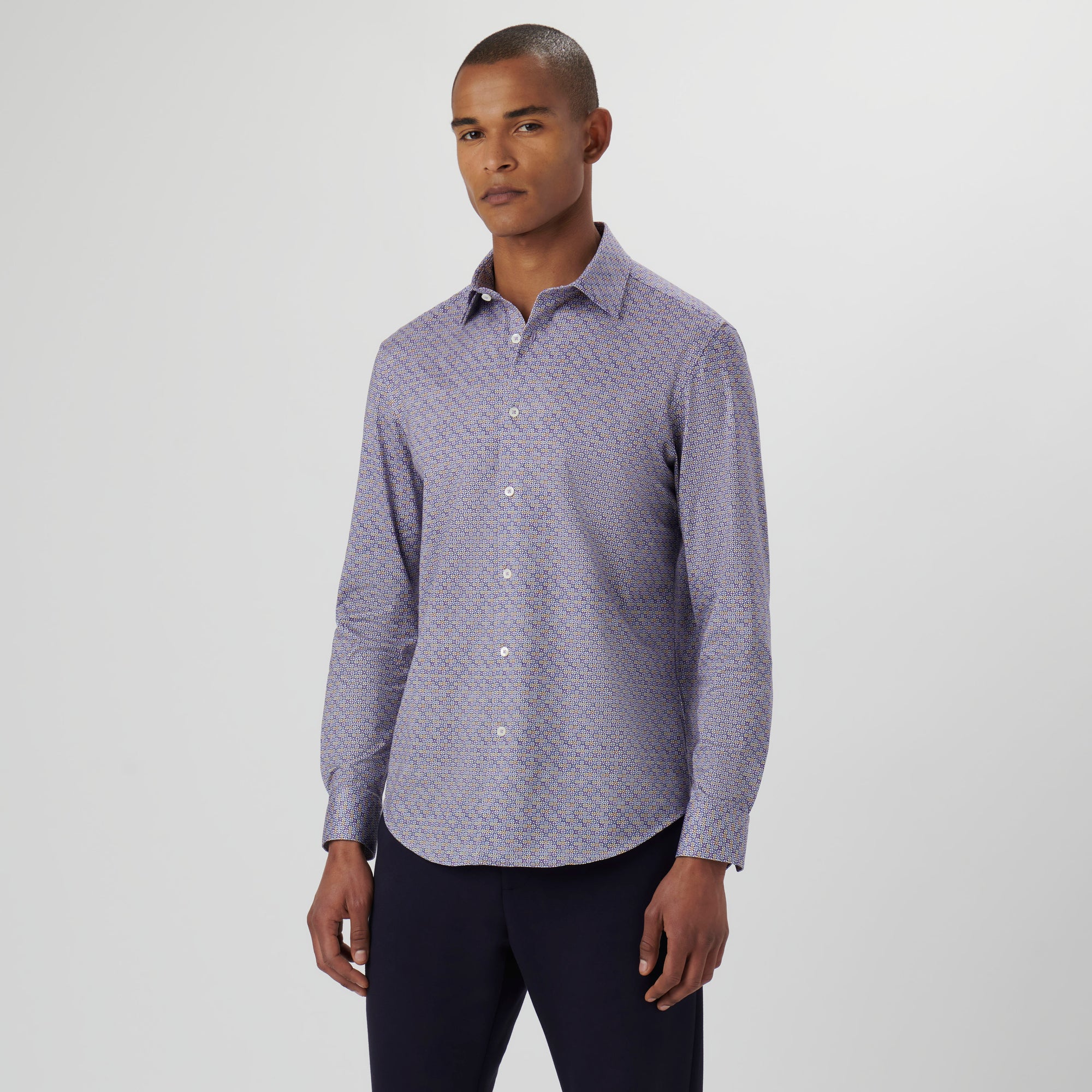 James Mosaic Print OoohCotton Shirt