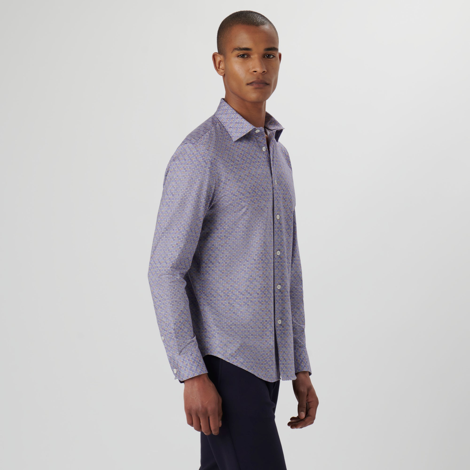 James Mosaic Print OoohCotton Shirt
