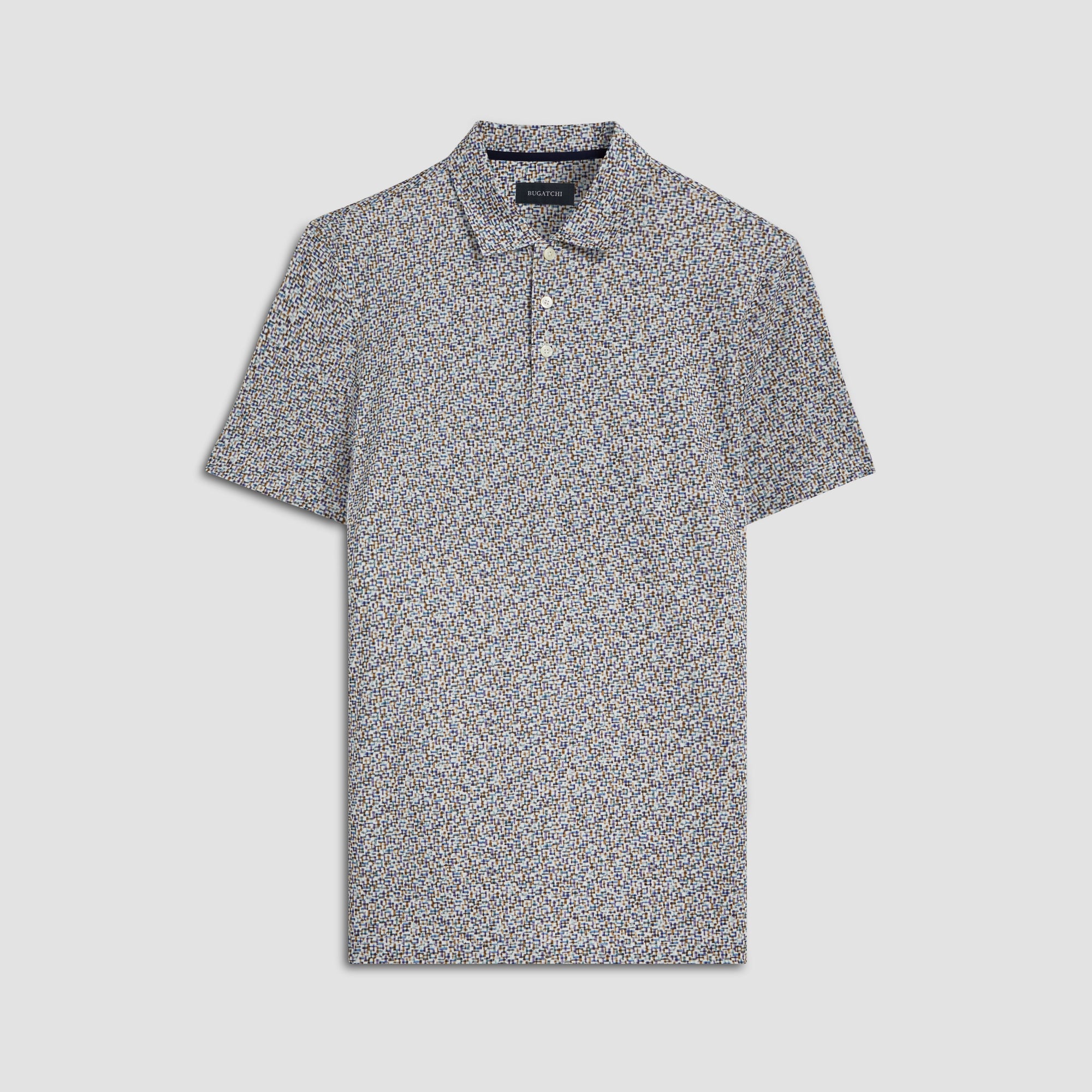 Victor Abstract Print OoohCotton Polo
