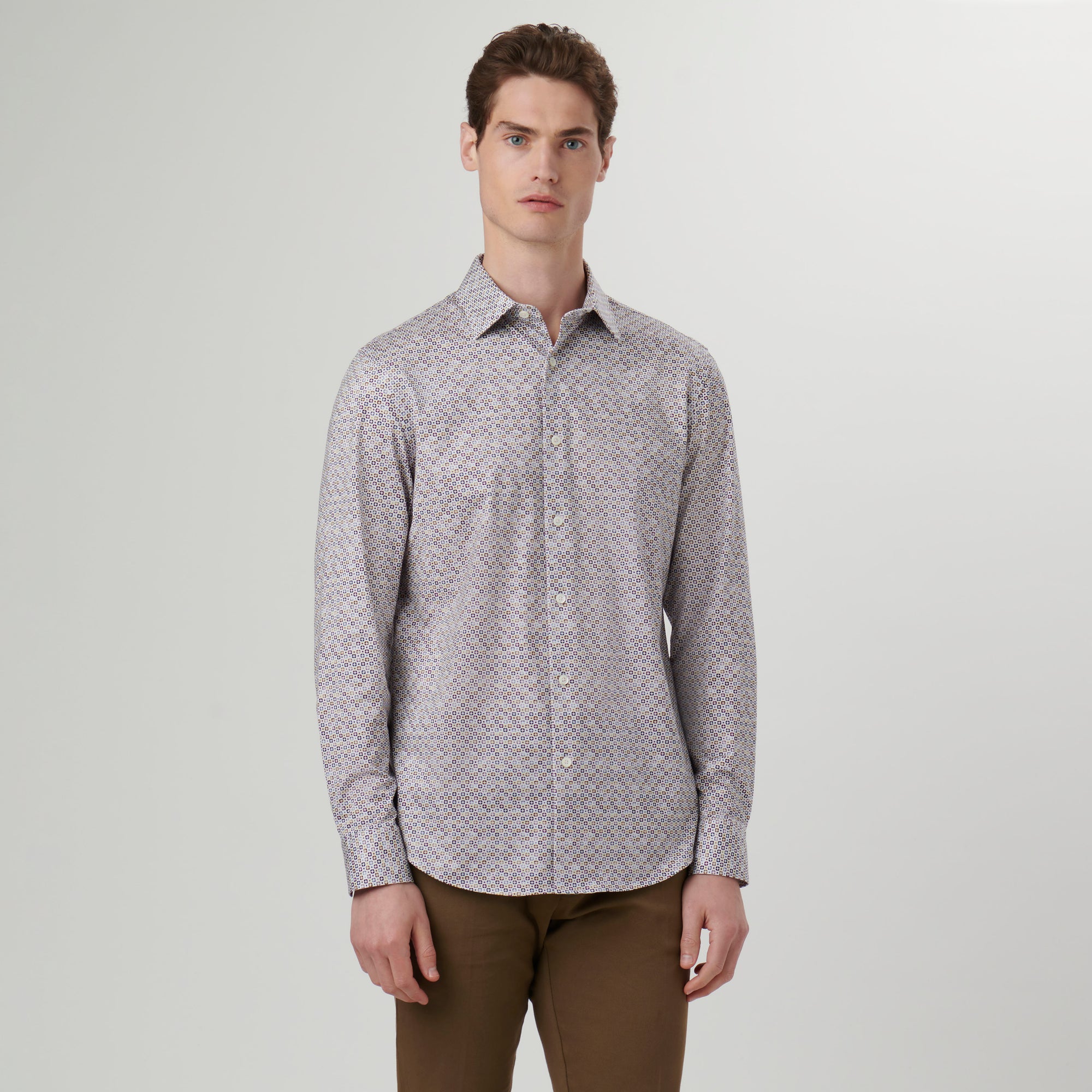 James Mosaic Print OoohCotton Shirt