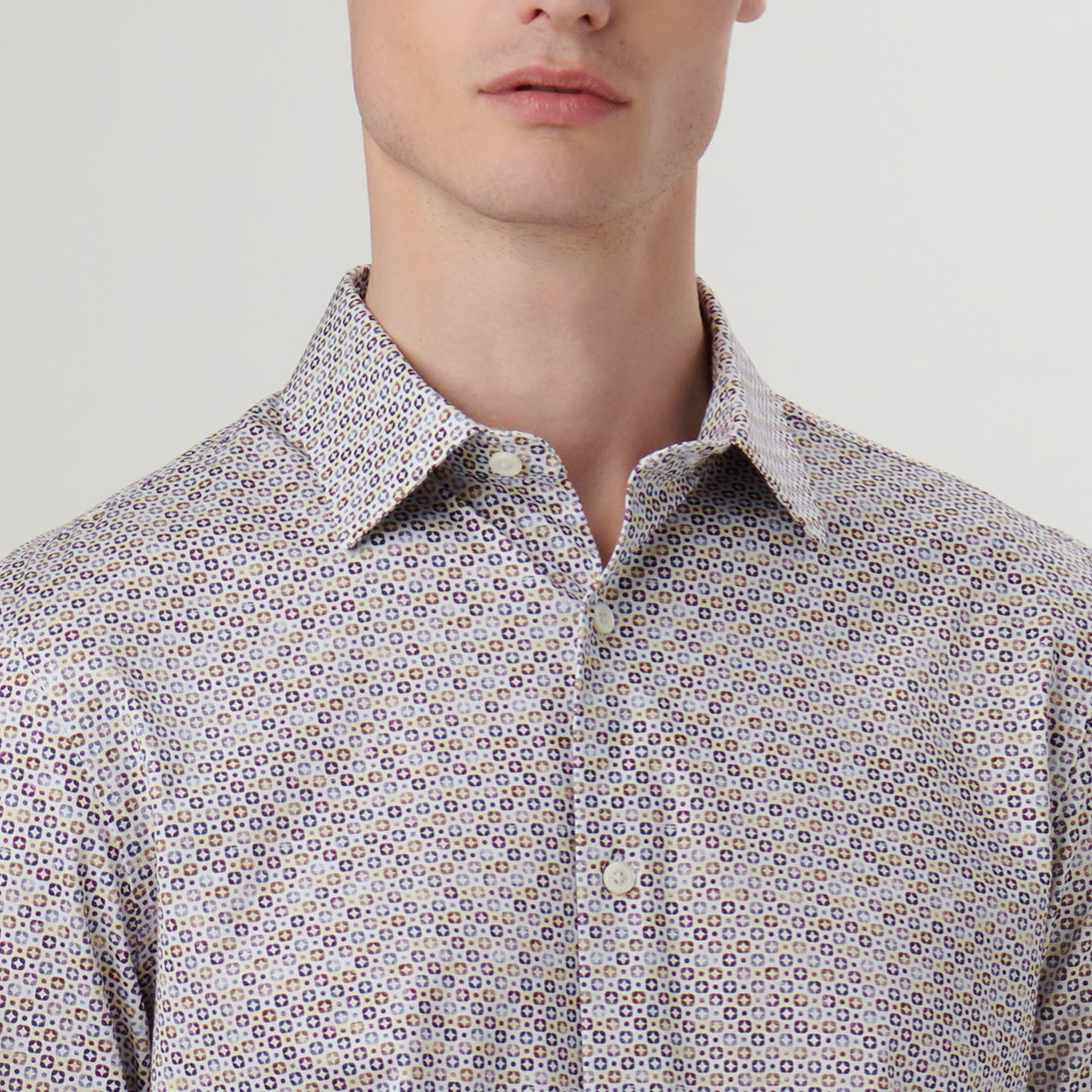 James Mosaic Print OoohCotton Shirt