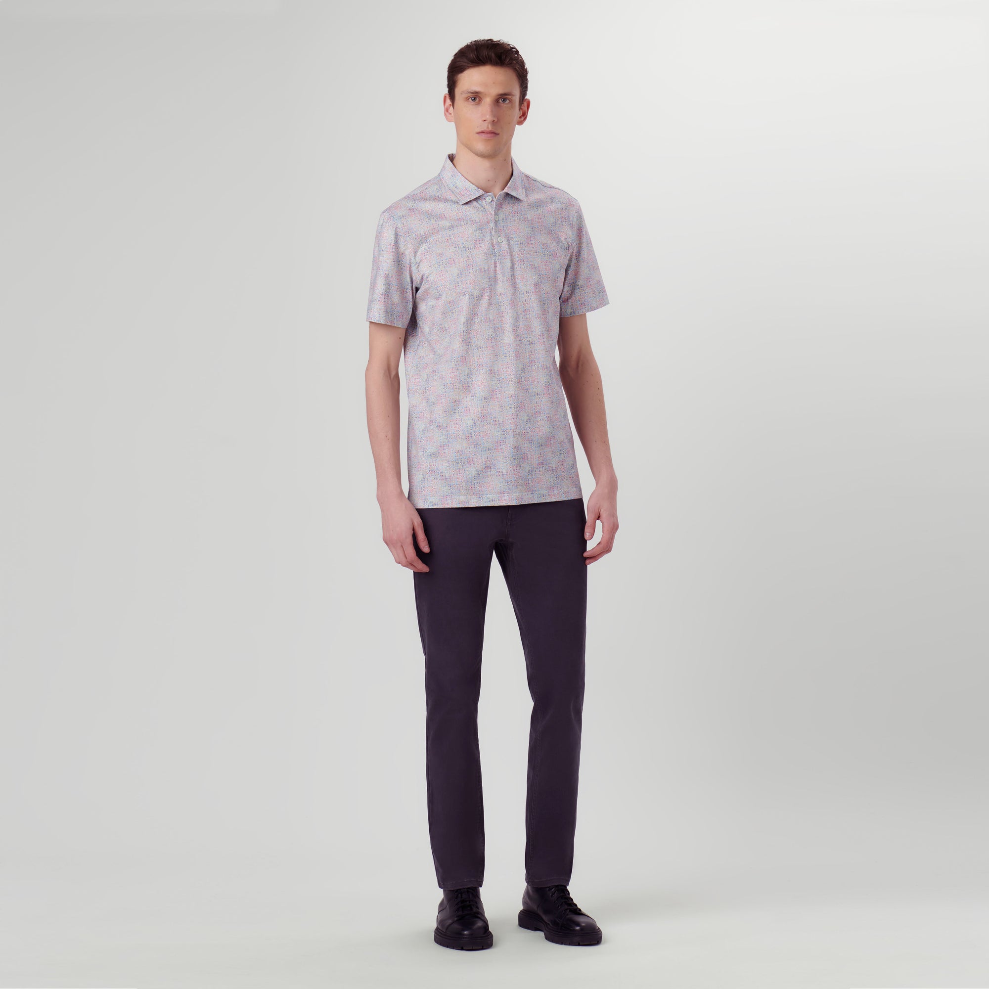Victor Mosaic Print OoohCotton Polo