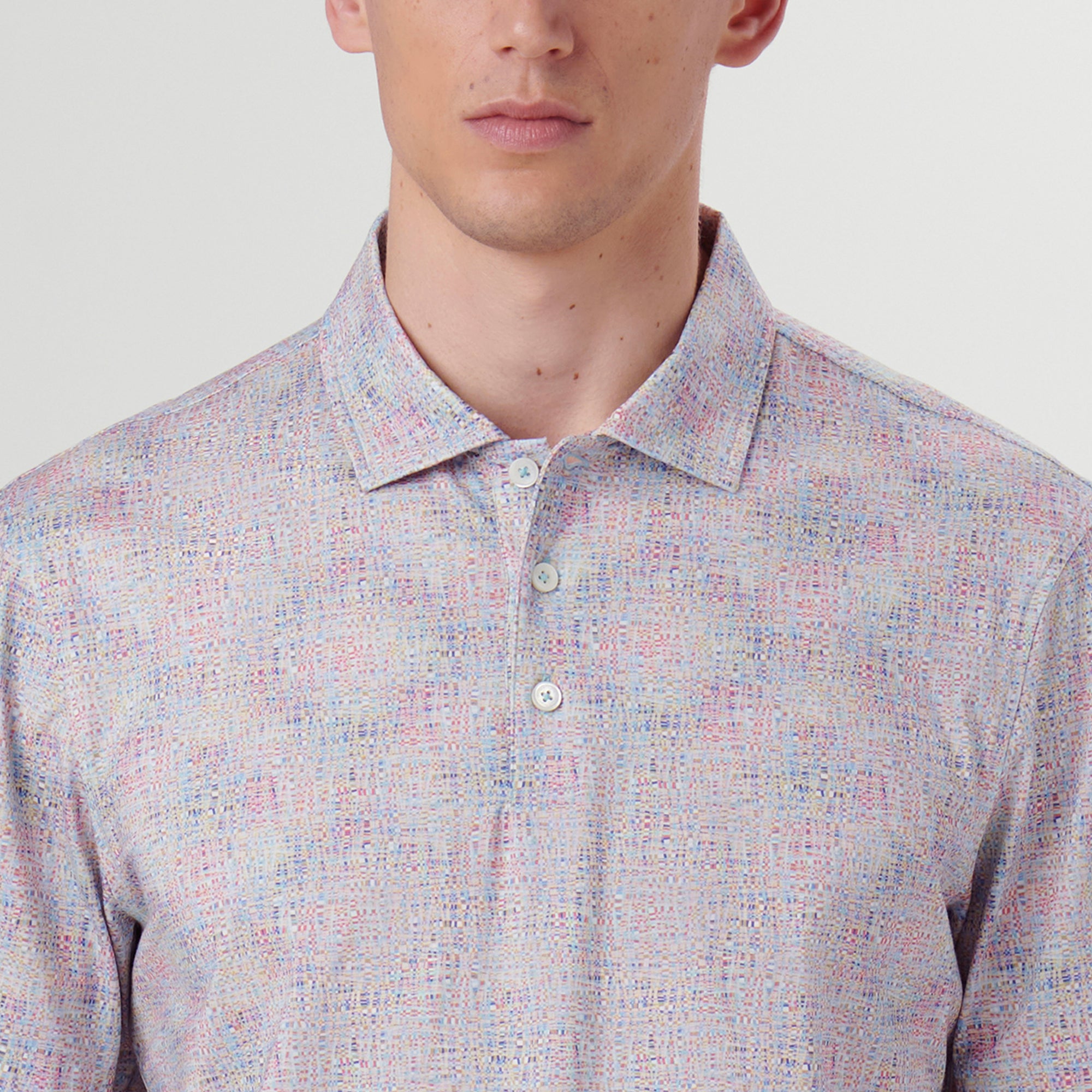 Victor Mosaic Print OoohCotton Polo