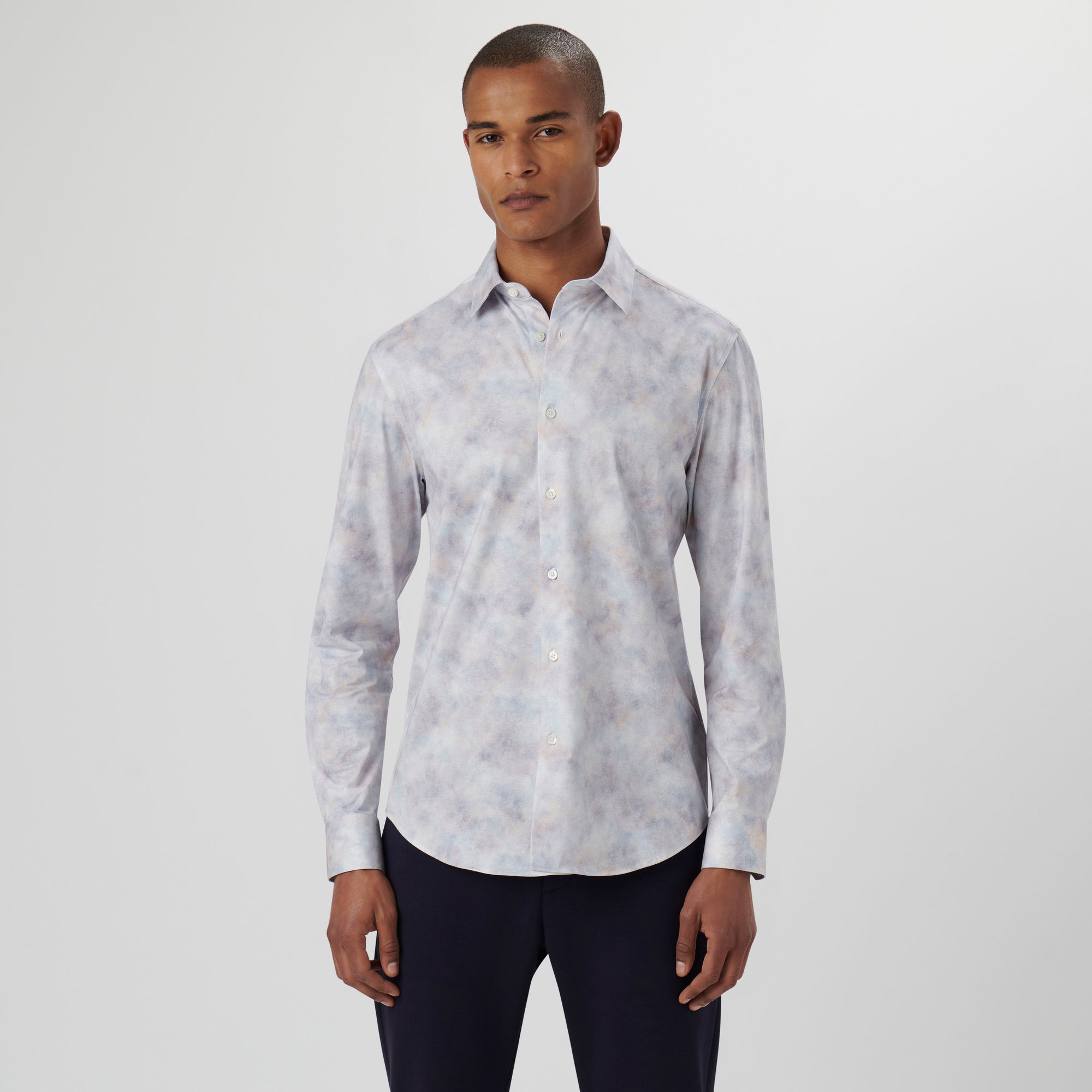 James Watercolor Print OoohCotton Shirt