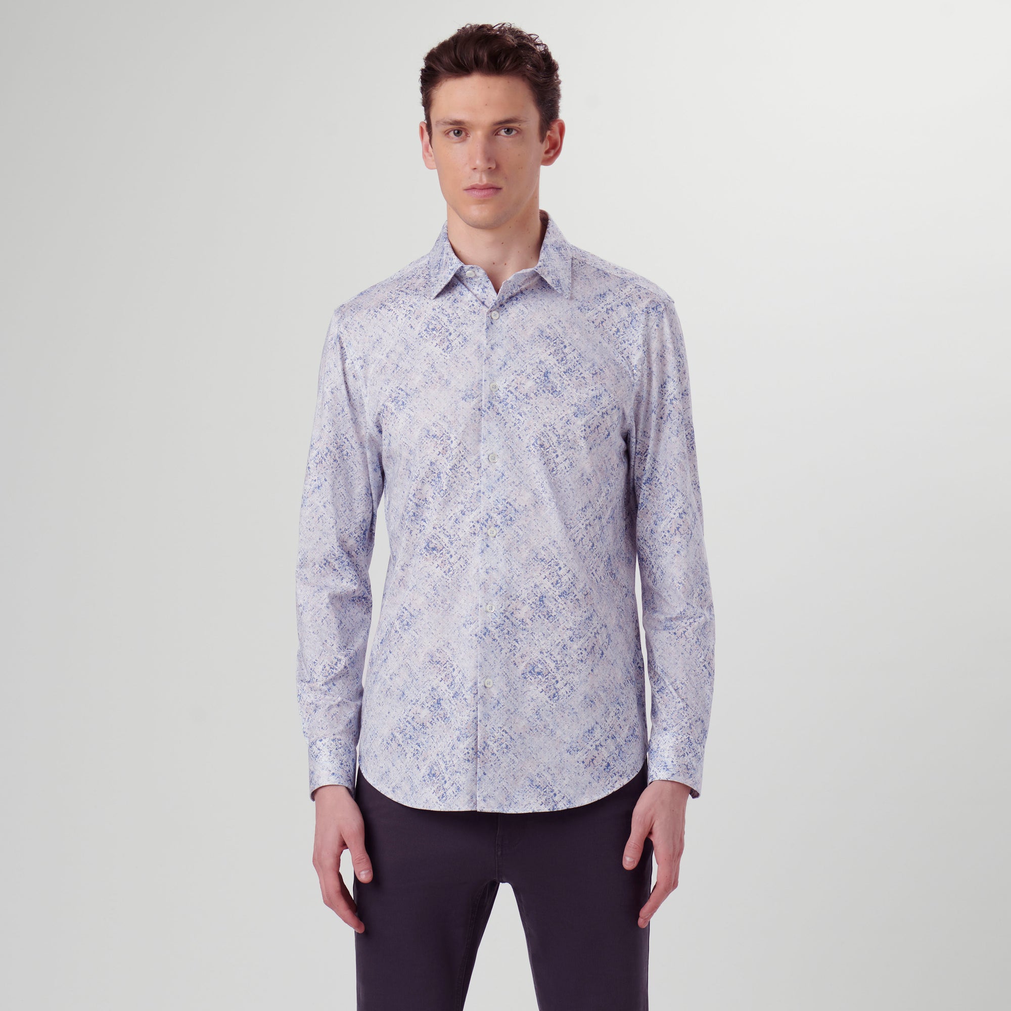 James Watercolor Print OoohCotton Shirt