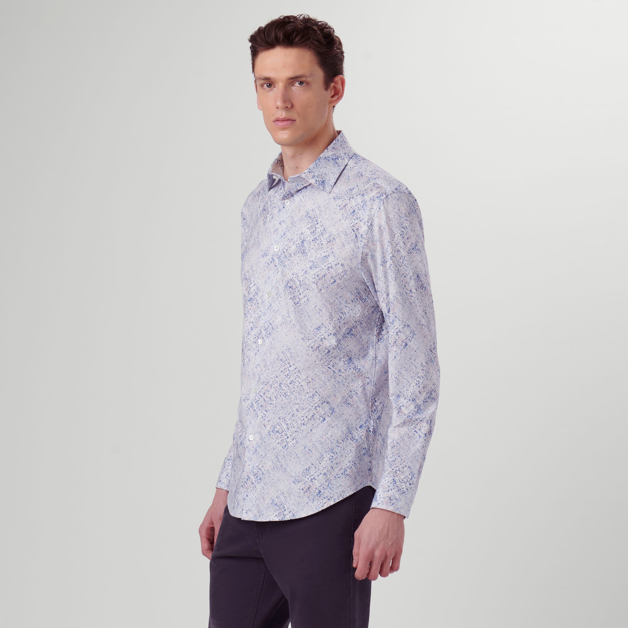 James Watercolor Print OoohCotton Shirt