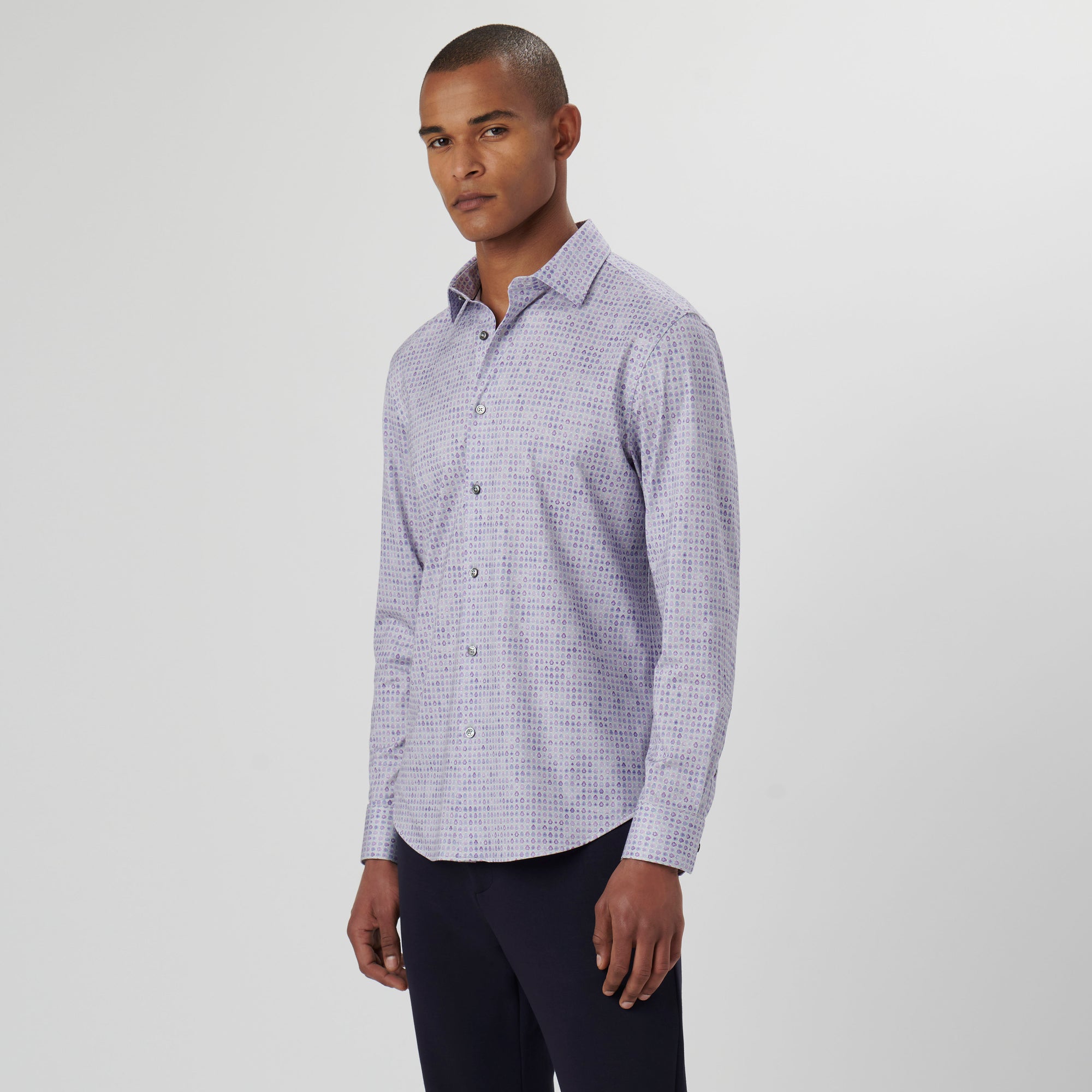 James Abstract Print OoohCotton Shirt