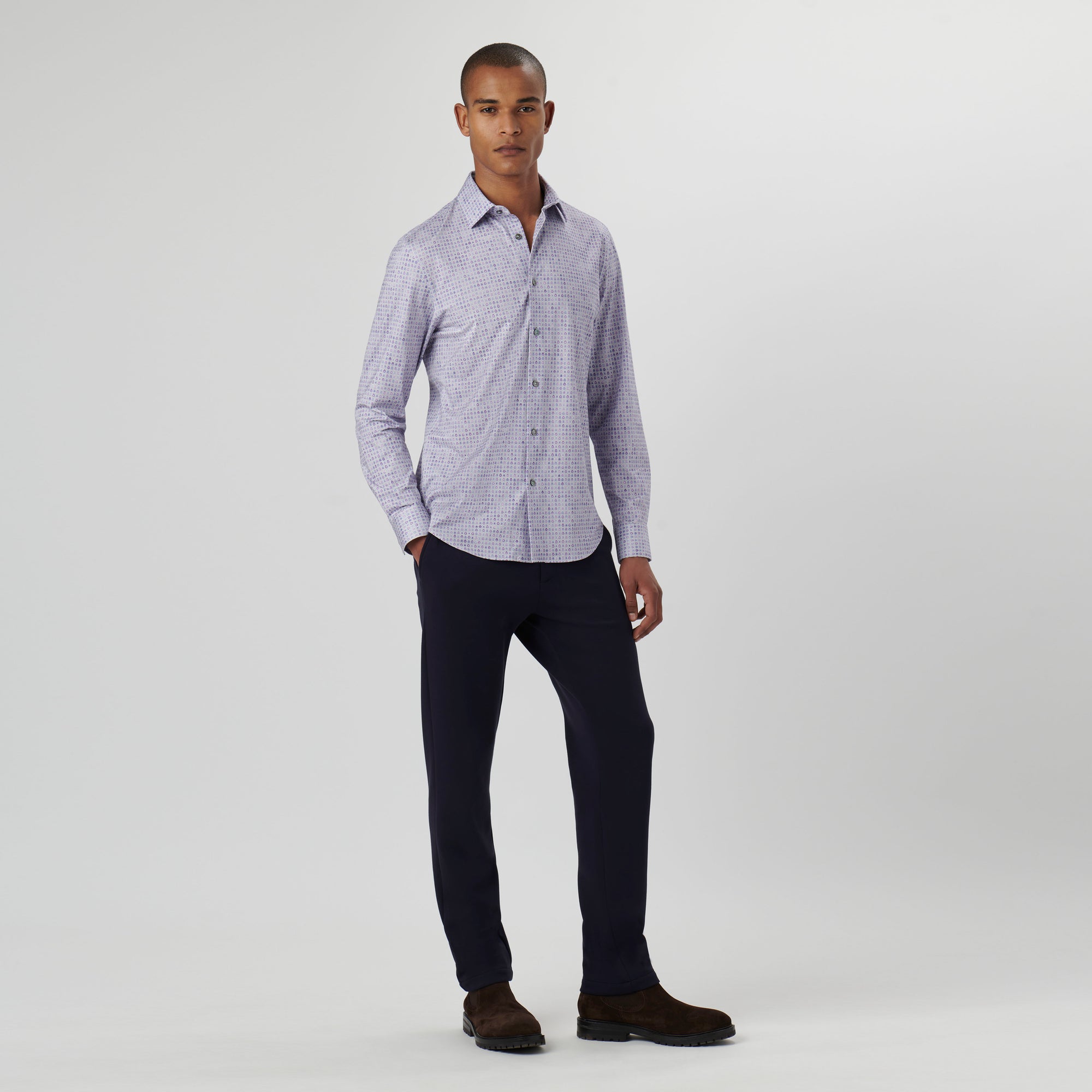 James Abstract Print OoohCotton Shirt
