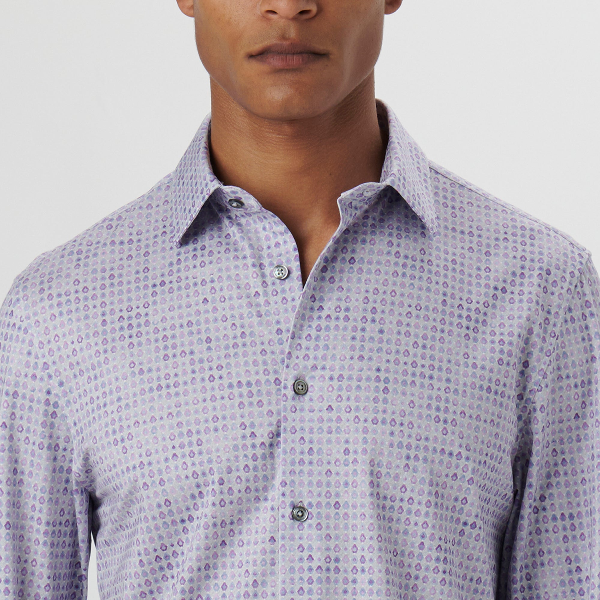 James Abstract Print OoohCotton Shirt