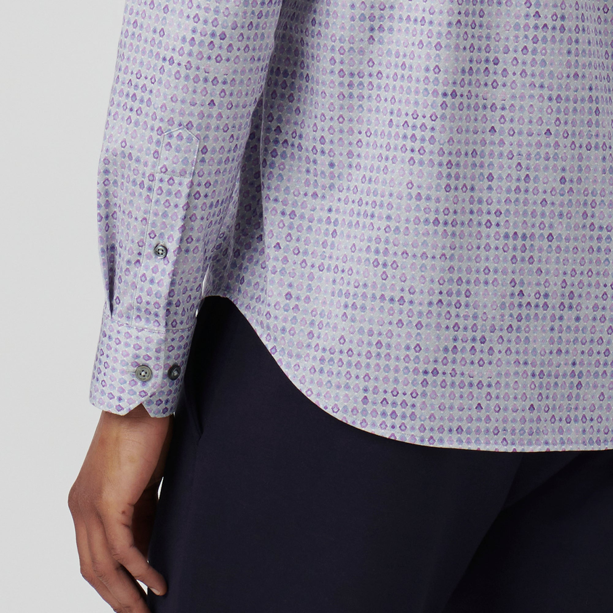 James Abstract Print OoohCotton Shirt
