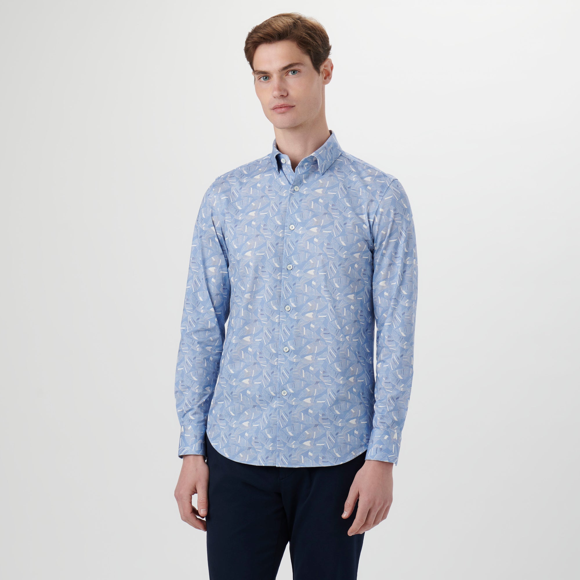 James Leaf Print OoohCotton Shirt