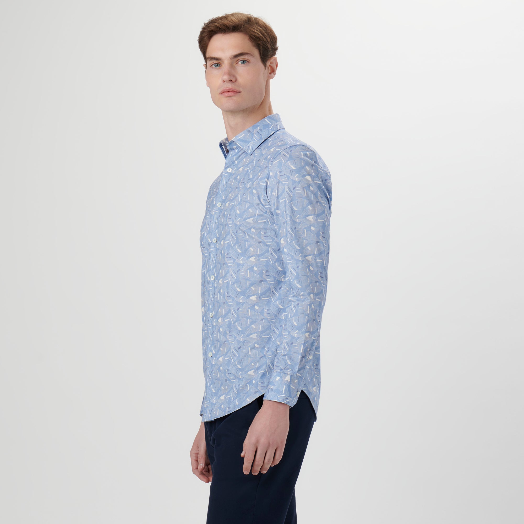 James Leaf Print OoohCotton Shirt