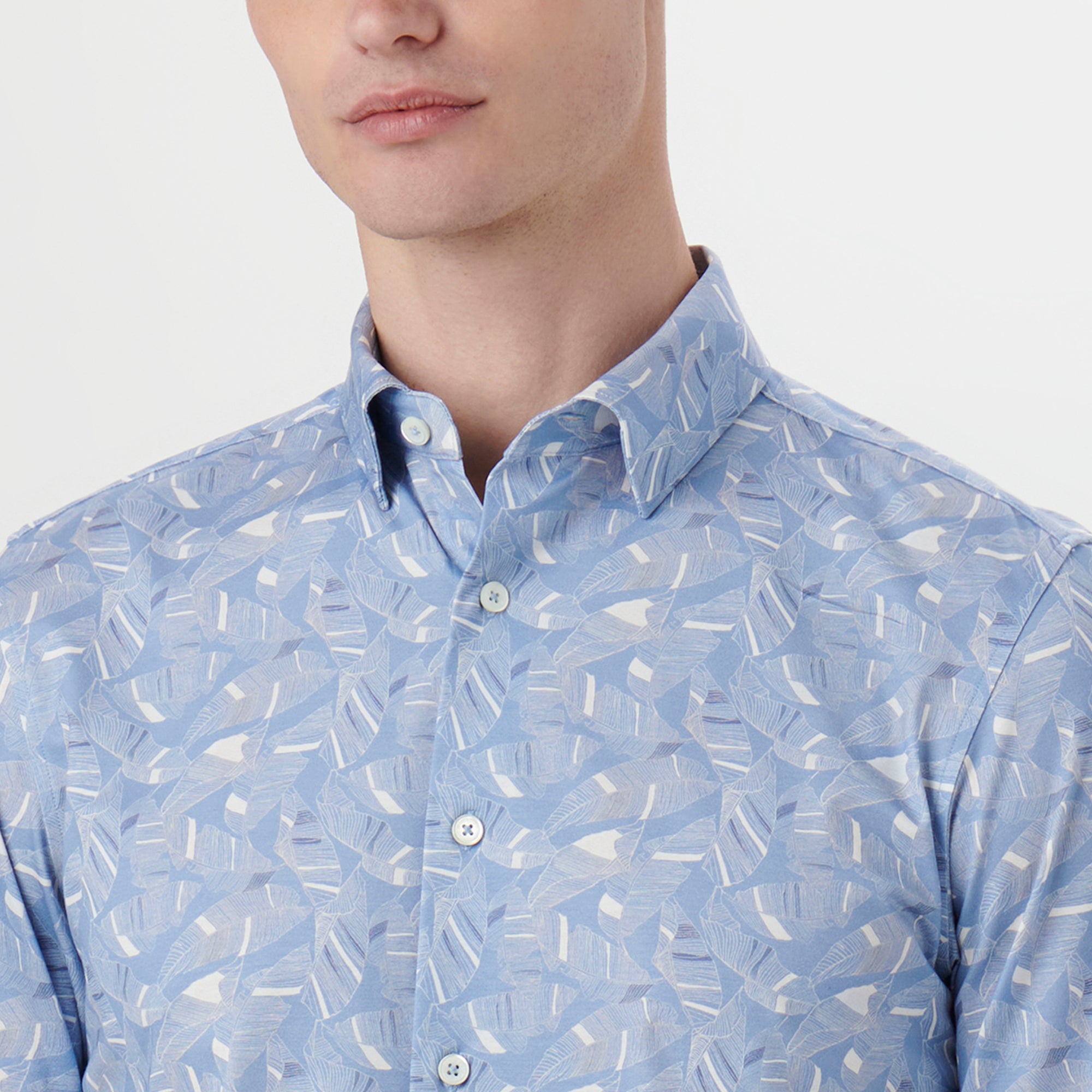 James Leaf Print OoohCotton Shirt
