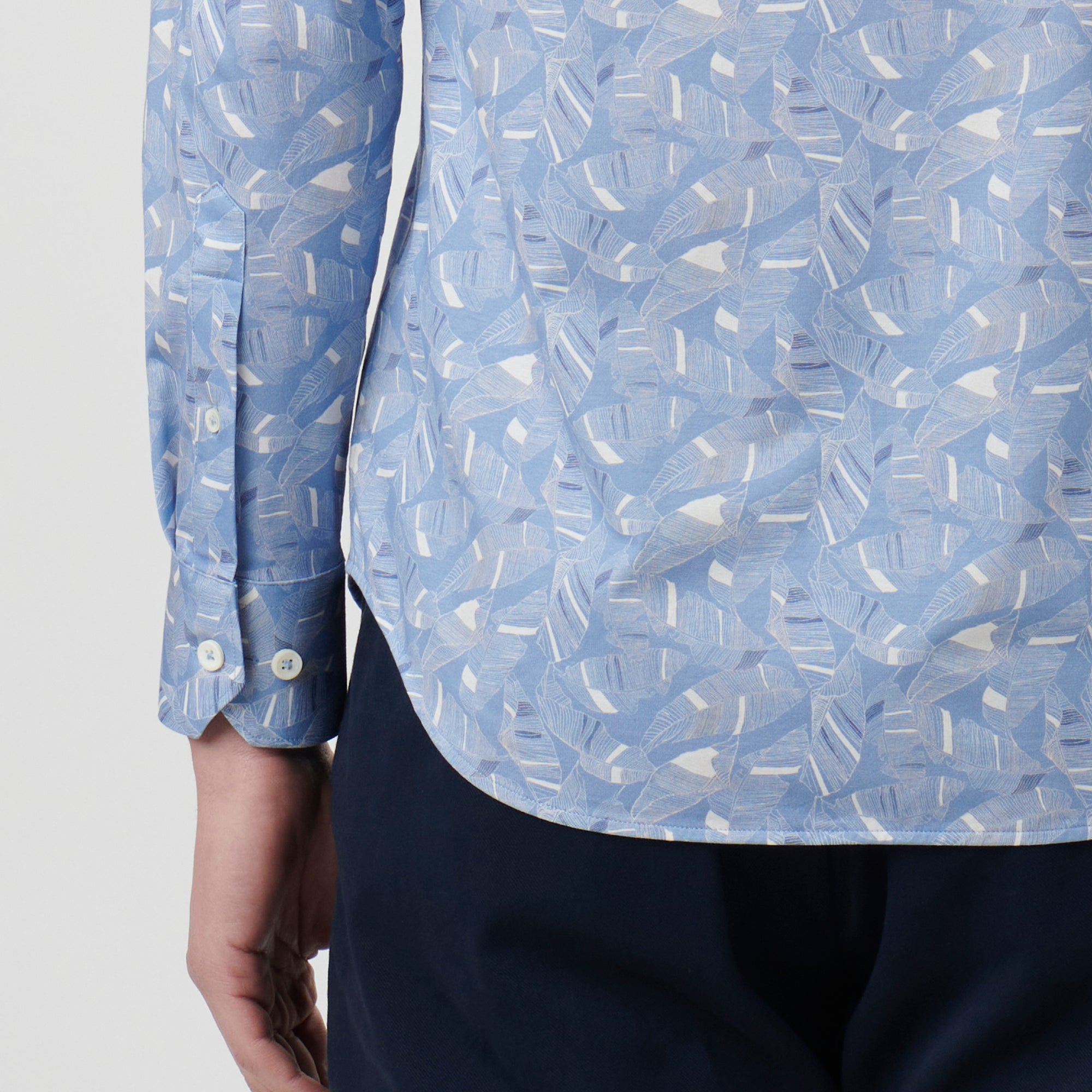James Leaf Print OoohCotton Shirt