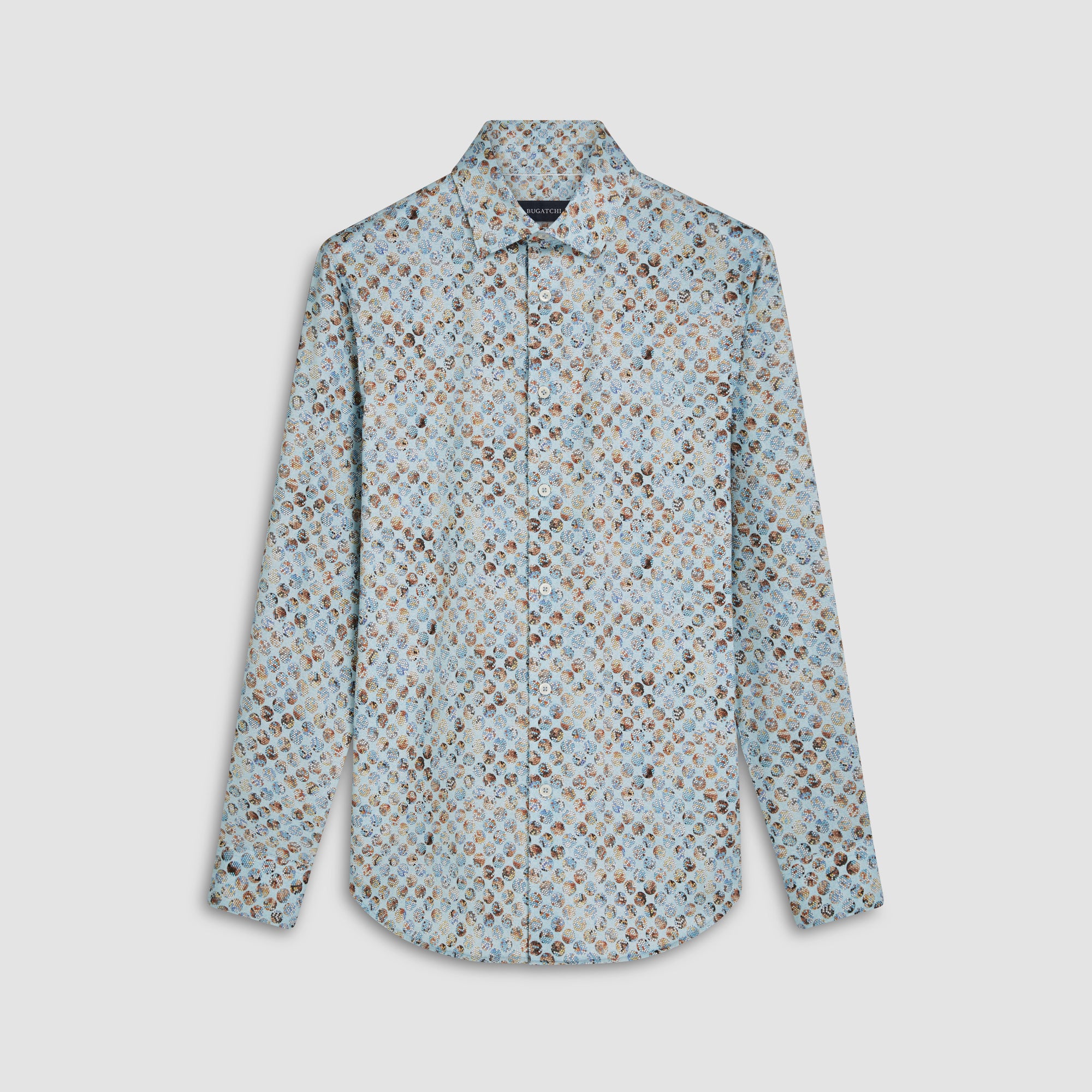 James Honeycomb Print OoohCotton Shirt