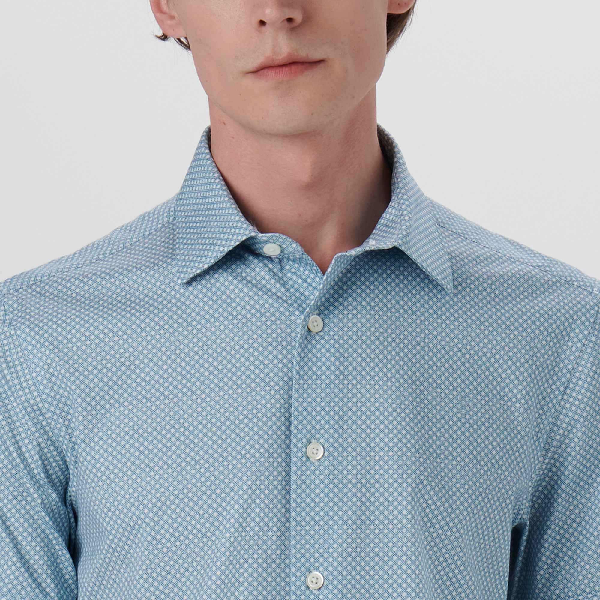 Miles Abstract Print OoohCotton Short Sleeve Shirt