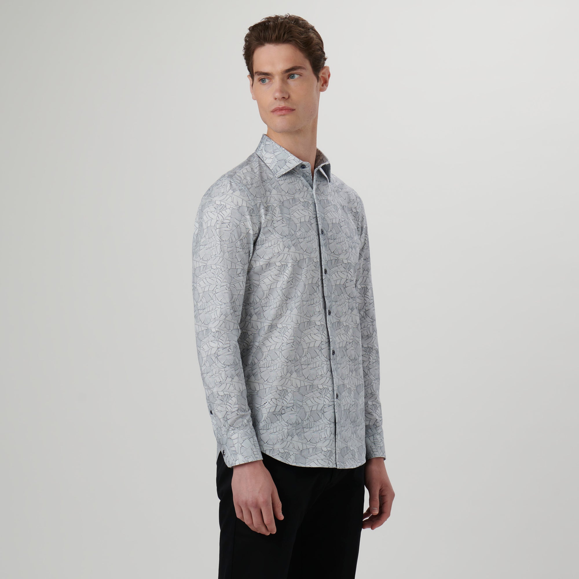 James Leaf Print OoohCotton Shirt