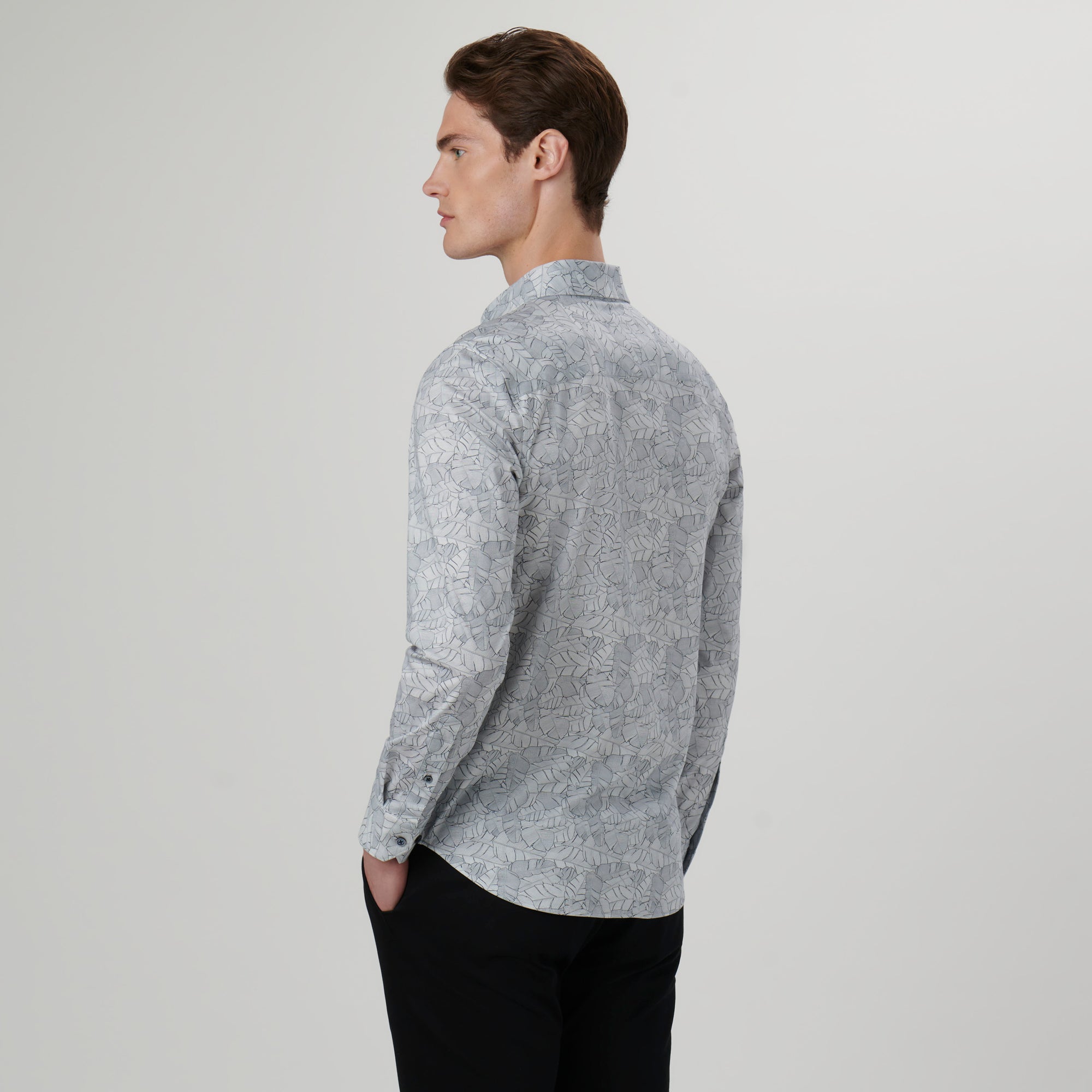 James Leaf Print OoohCotton Shirt