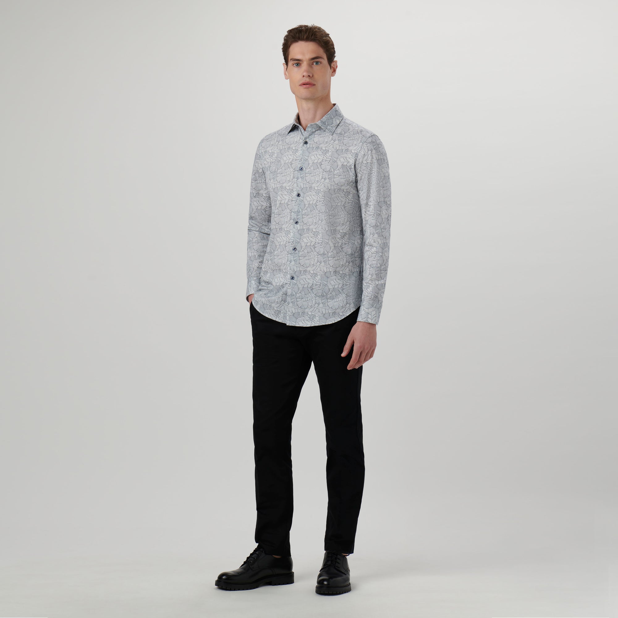 James Leaf Print OoohCotton Shirt