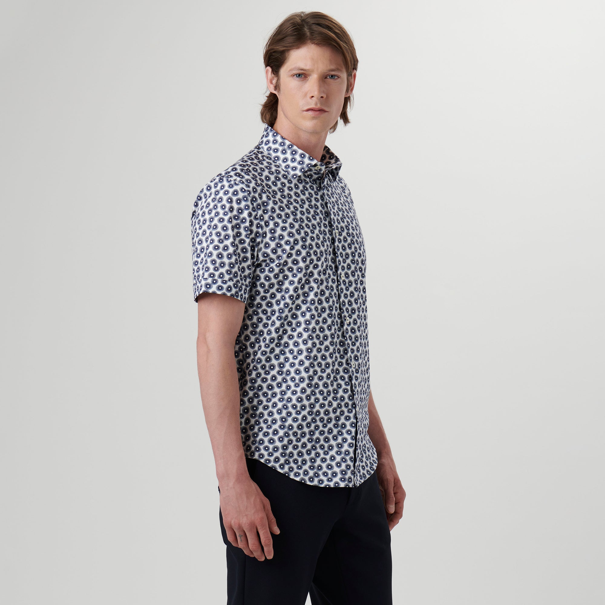 Miles Abstract OoohCotton Short Sleeve Shirt